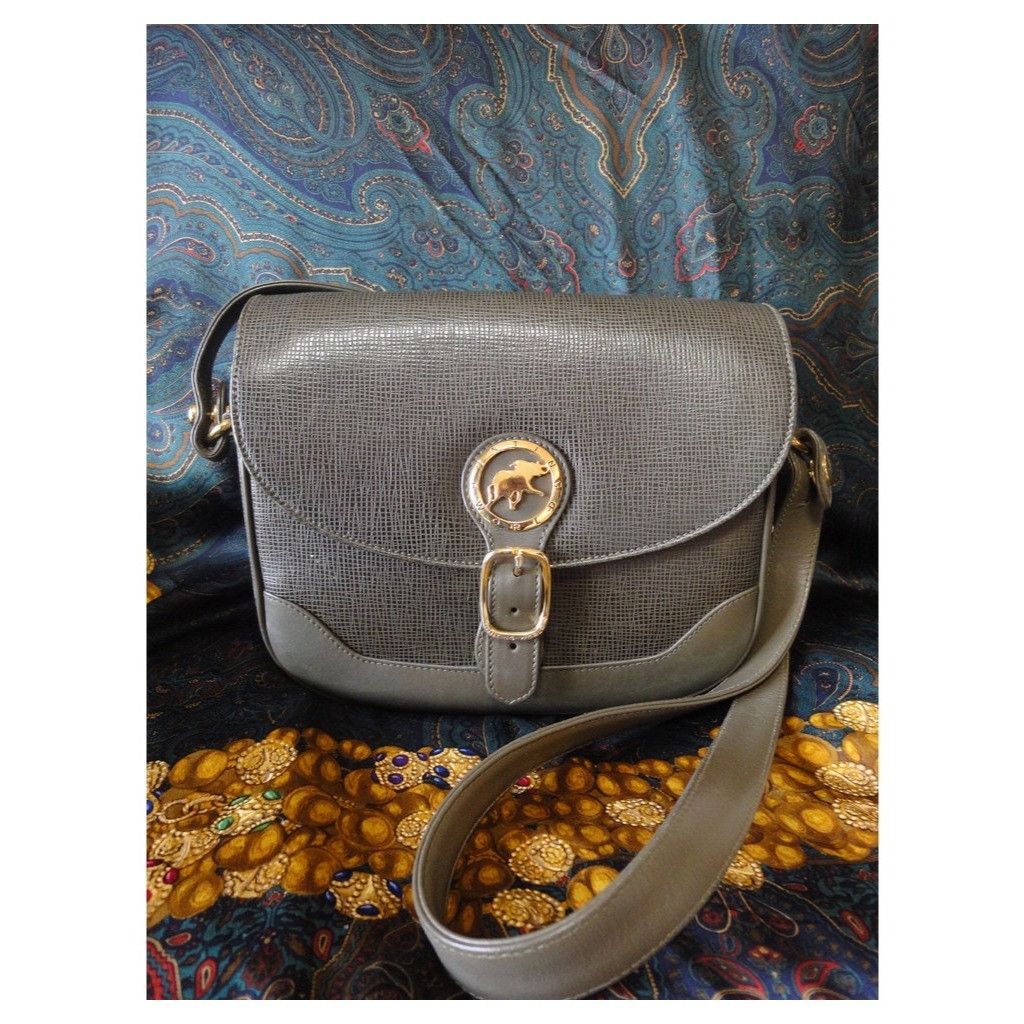 Huntington Vintage Hunting World khaki genuine leather shoulder bag Size ONE SIZE - 1 Thumbnail