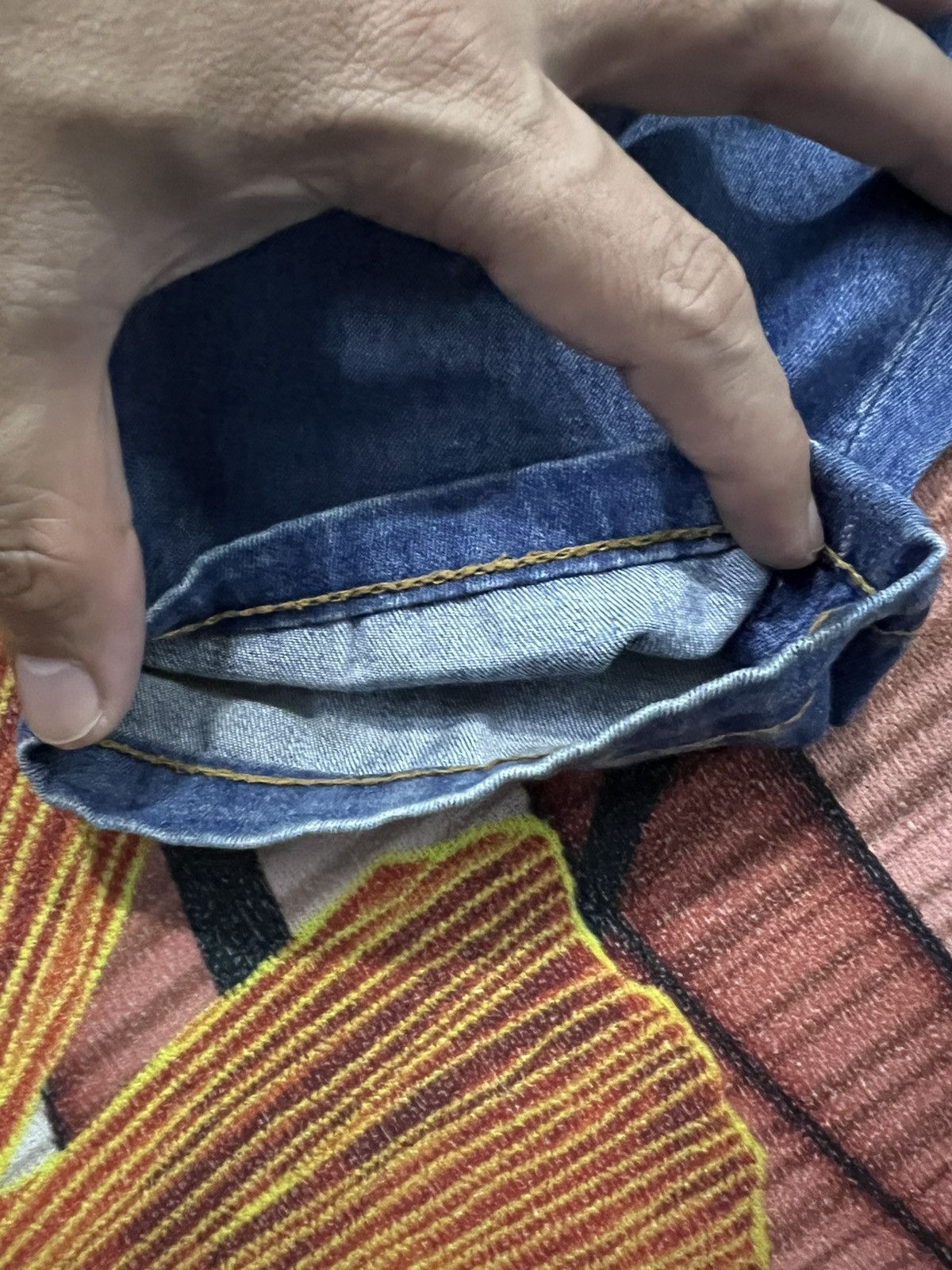 Issey Miyake × mercibeaucoup Mercibeaucoup Rusty Denim w29 Size US 29 - 7 Thumbnail