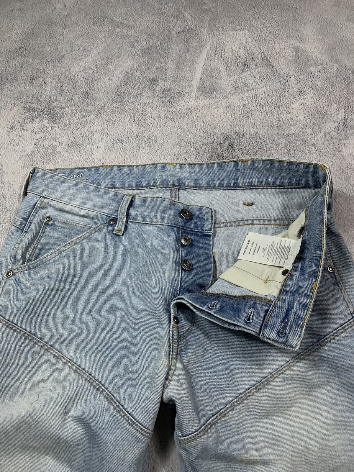 G-Star × Vintage Vintage Y2K style G-star RAW double knee denim jeans size 32 Size US 32 / EU 48 - 3 Thumbnail