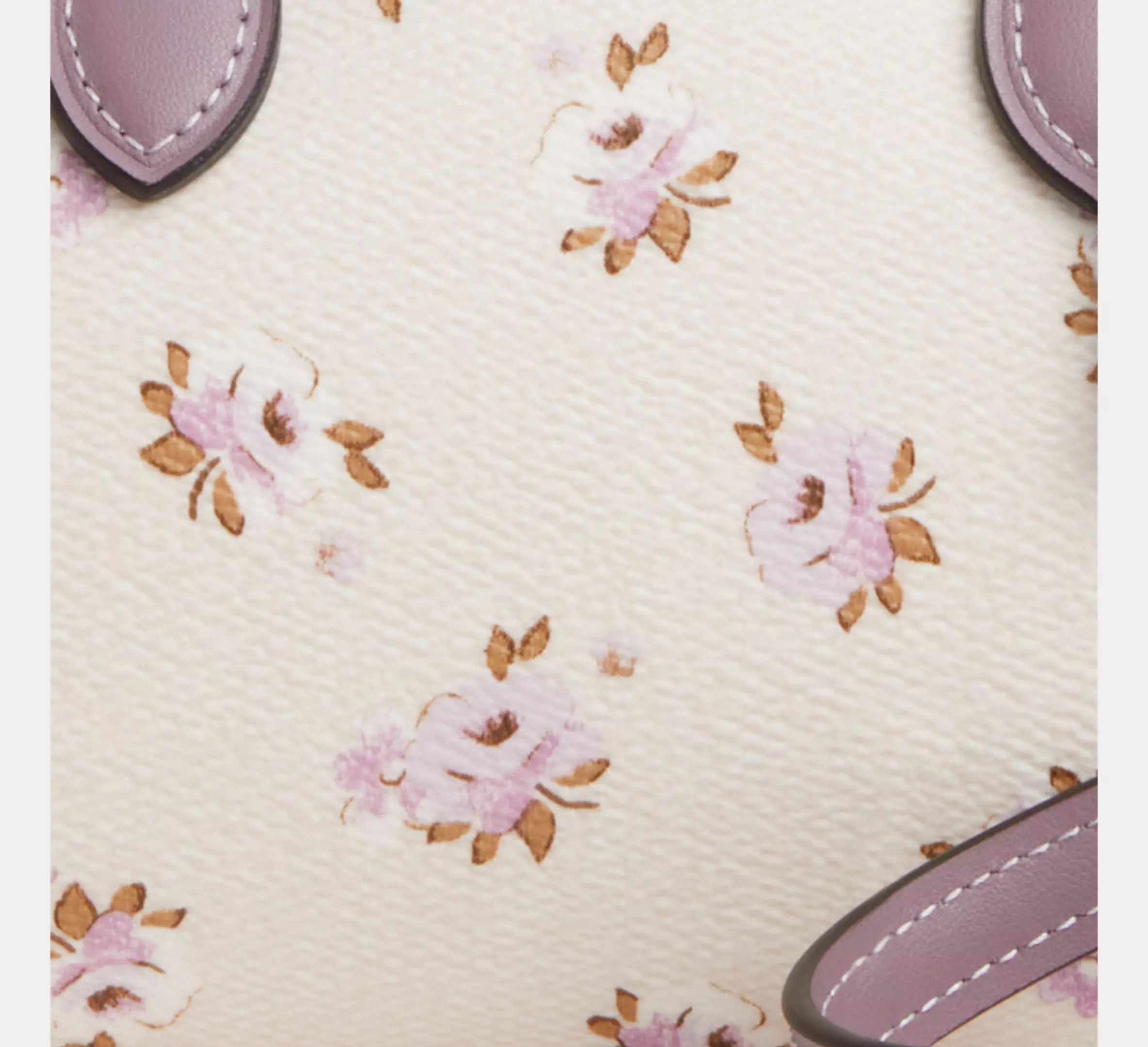 Coach NWT Coach Mini Rowan Crossbody Bag With Floral Print CAL69 Size ONE SIZE - 14 Thumbnail