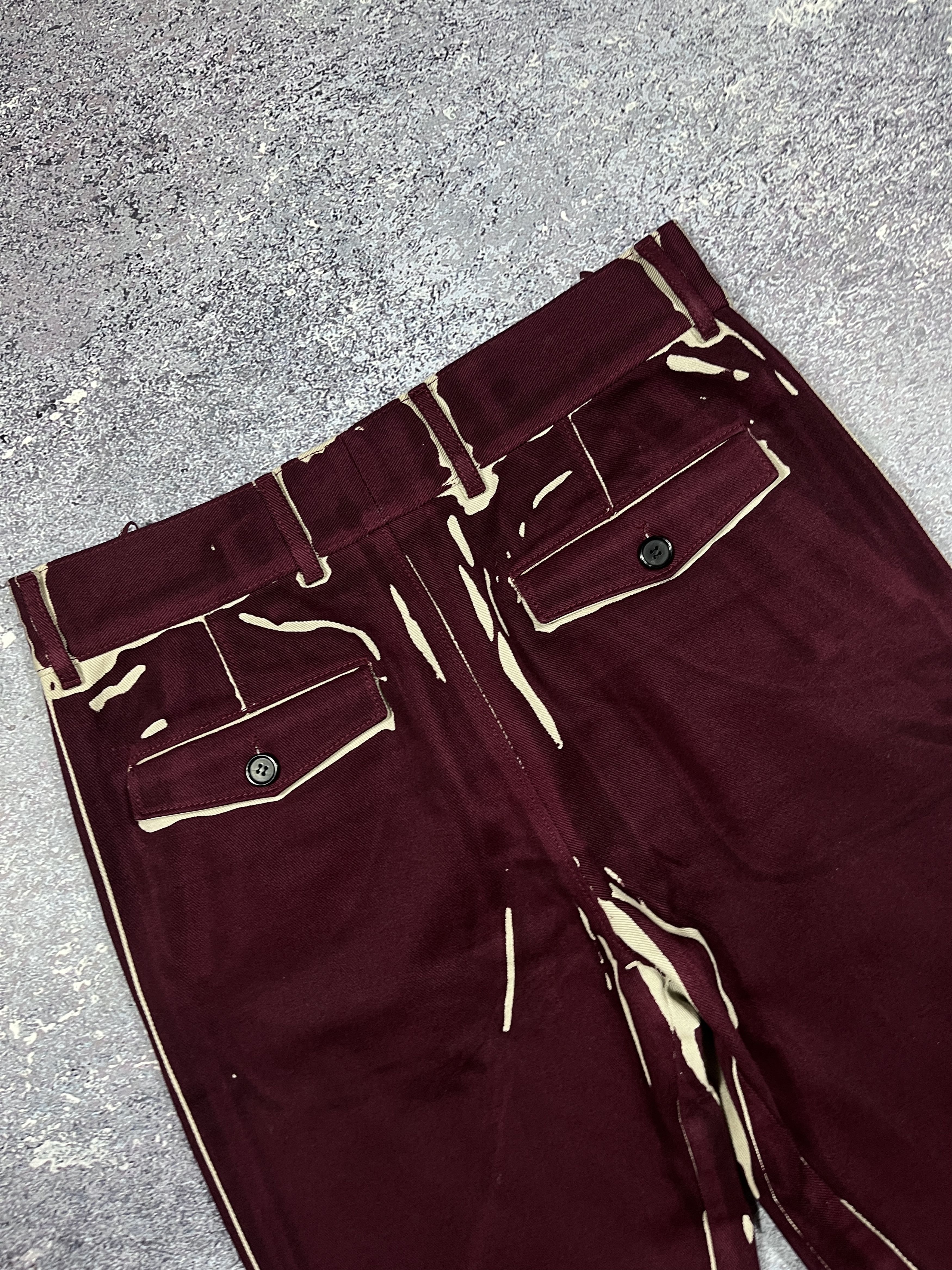 Prada Archive Prada Milano Denim Pants Jeans Red Wine Blood Unisex Size 29" - 4 Thumbnail