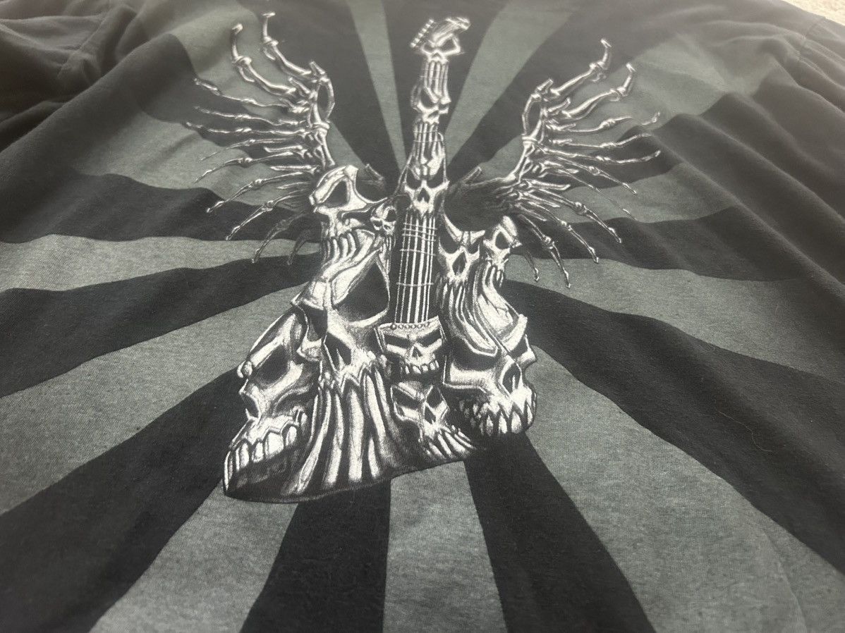 Hot Topic Hybrid tees vintage y2k AOP skeleton graphic shirt large Size US L / EU 52-54 / 3 - 4 Thumbnail