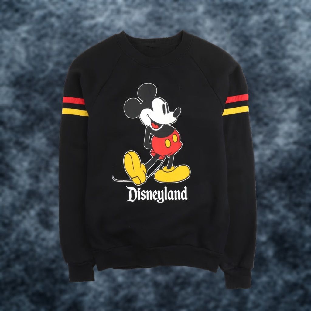 Vintage Disney Mickey Mouse Disneyland Crewneck Sweatshirt Men