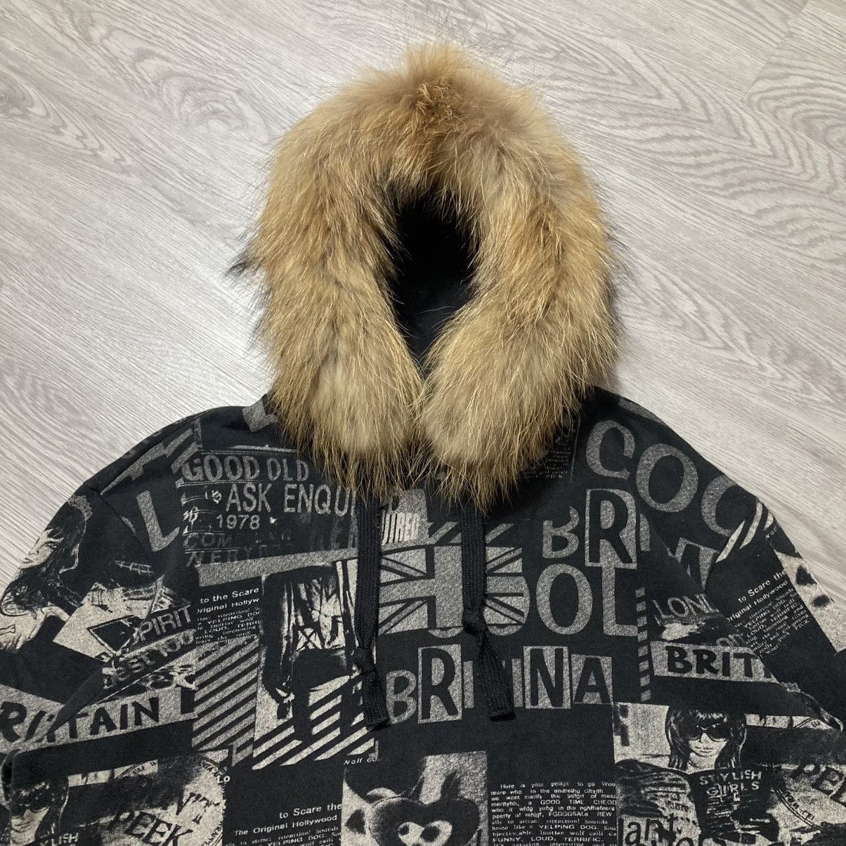 Hysteric Glamour 2000s Ask Enquired British England Punk Style Fur Hoodie Size US XL / EU 56 / 4 - 3 Thumbnail