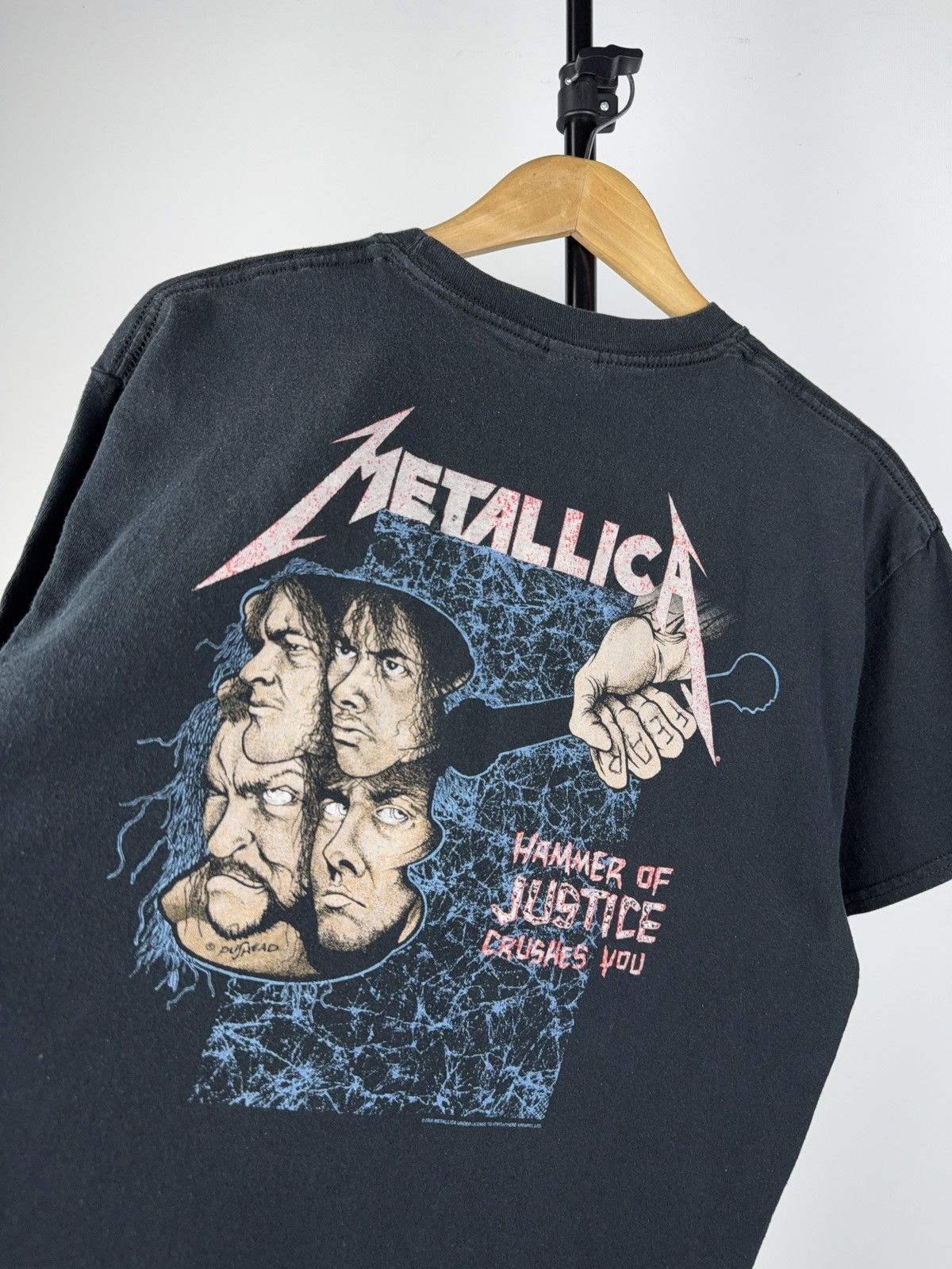 Band Tees × Metallica × Vintage Metallica Justice For All Vintage Tee 1994/2006 Double Print Size US L / EU 52-54 / 3 - 7 Thumbnail