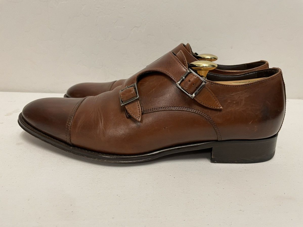 To Boot New York Grant Brown Calf Double Monkstrap Size US 9 / EU 42 - 7 Thumbnail