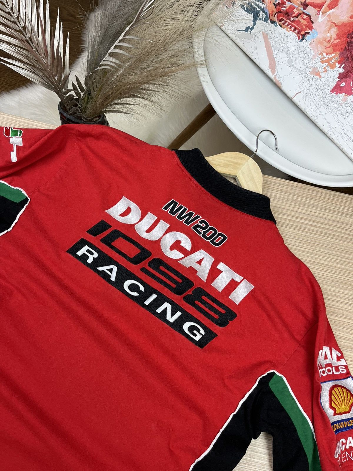 Ducati Vintage Ducati Racing Polo 1098 NW 200 Size US XL / EU 56 / 4 - 10 Thumbnail