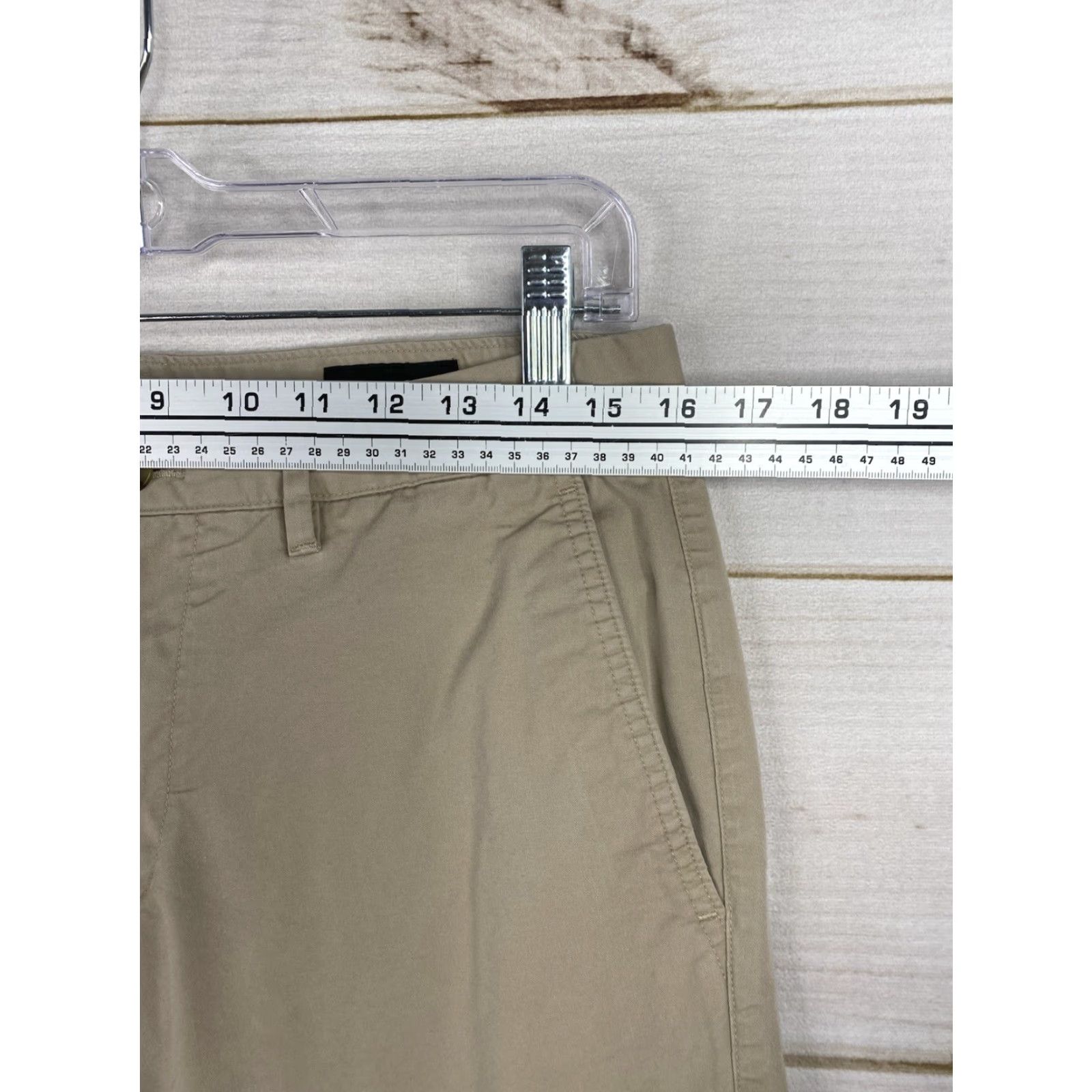 Bonobos Bonobos Mens Pants Chino Slim Beig e Lightweight Stretch Polyester 32x32 Casual Workwear Travel Mens Size US 32 / EU 48 - 3 Thumbnail