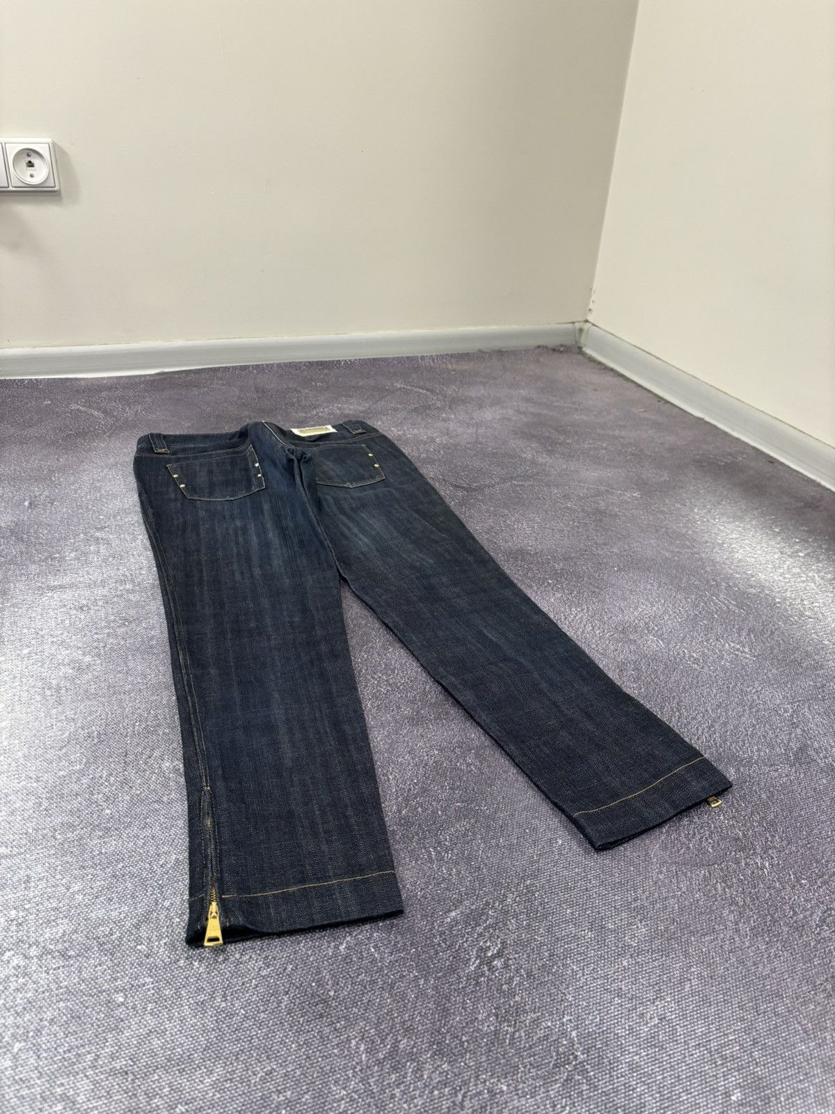 Dolce & Gabbana Dolce & Gabbana Women’s Zip Luxury Avant Garde Tapered Jeans Size 27" / US 4 / IT 40 - 5 Thumbnail
