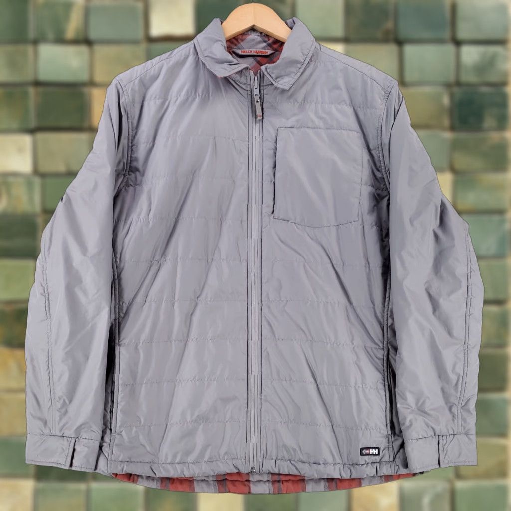 Helly Hansen Helly Hansen Nano Puffer Jacket Mens L Gray Full Zip Long Sleeve Size US L / EU 52-54 / 3 - 1 Thumbnail