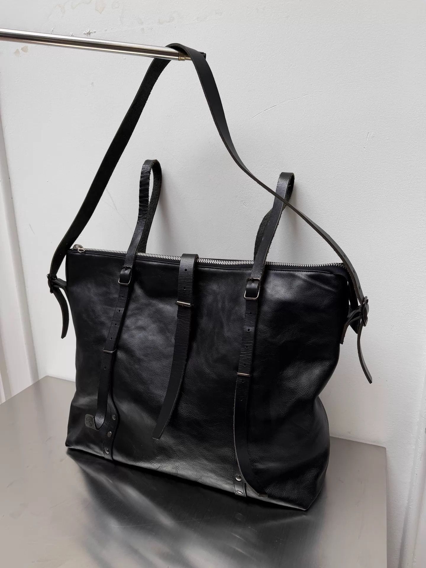 Yohji Yamamoto Yohji Yamamoto Pour Homme Oversized Strap Tote/Shoulder Size ONE SIZE - 2 Thumbnail