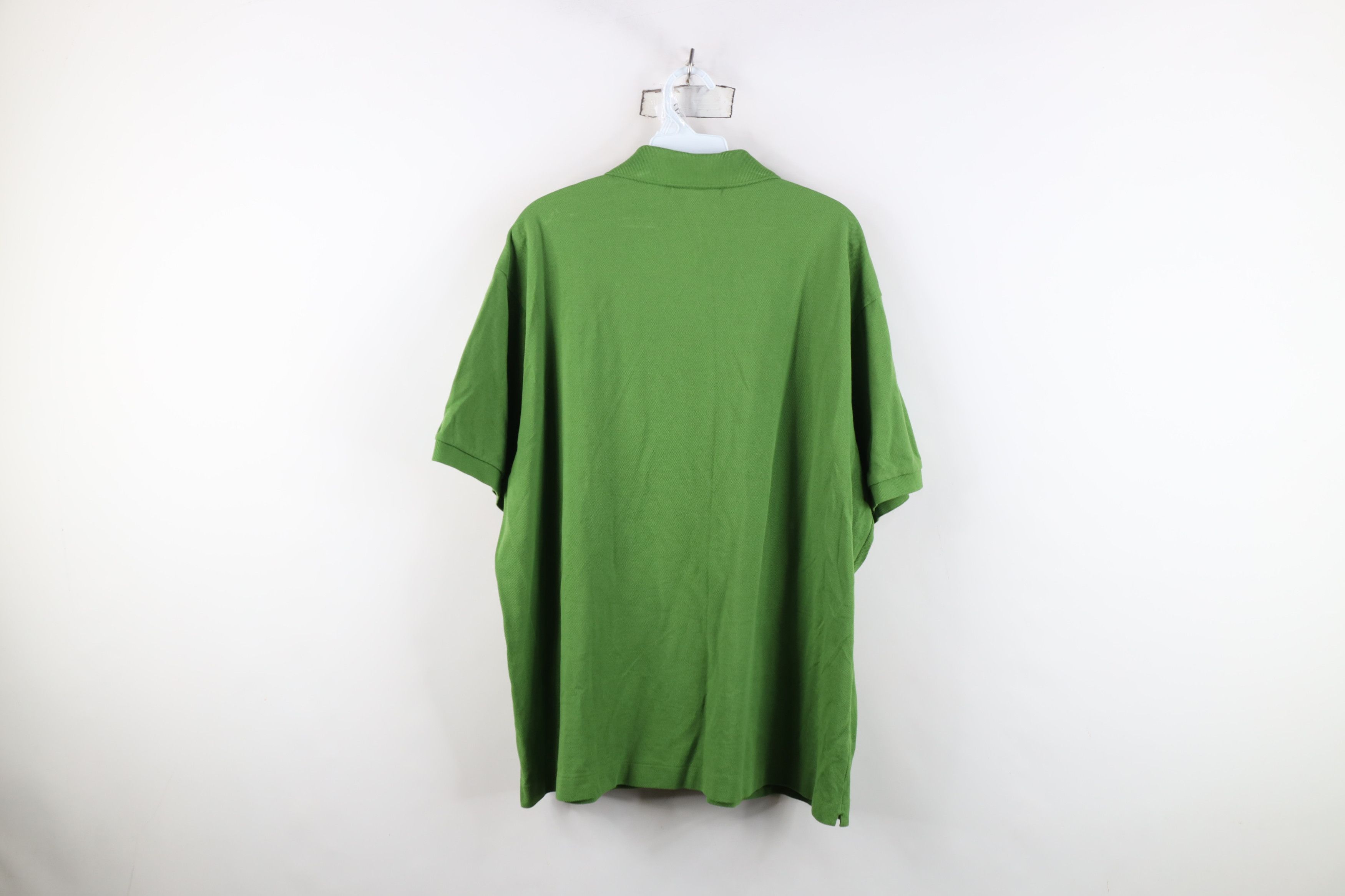 Lacoste Lacoste Classic Fit Croc Logo Collared Golf Polo Shirt Green Size US XXL / EU 58 / 5 - 12 Thumbnail