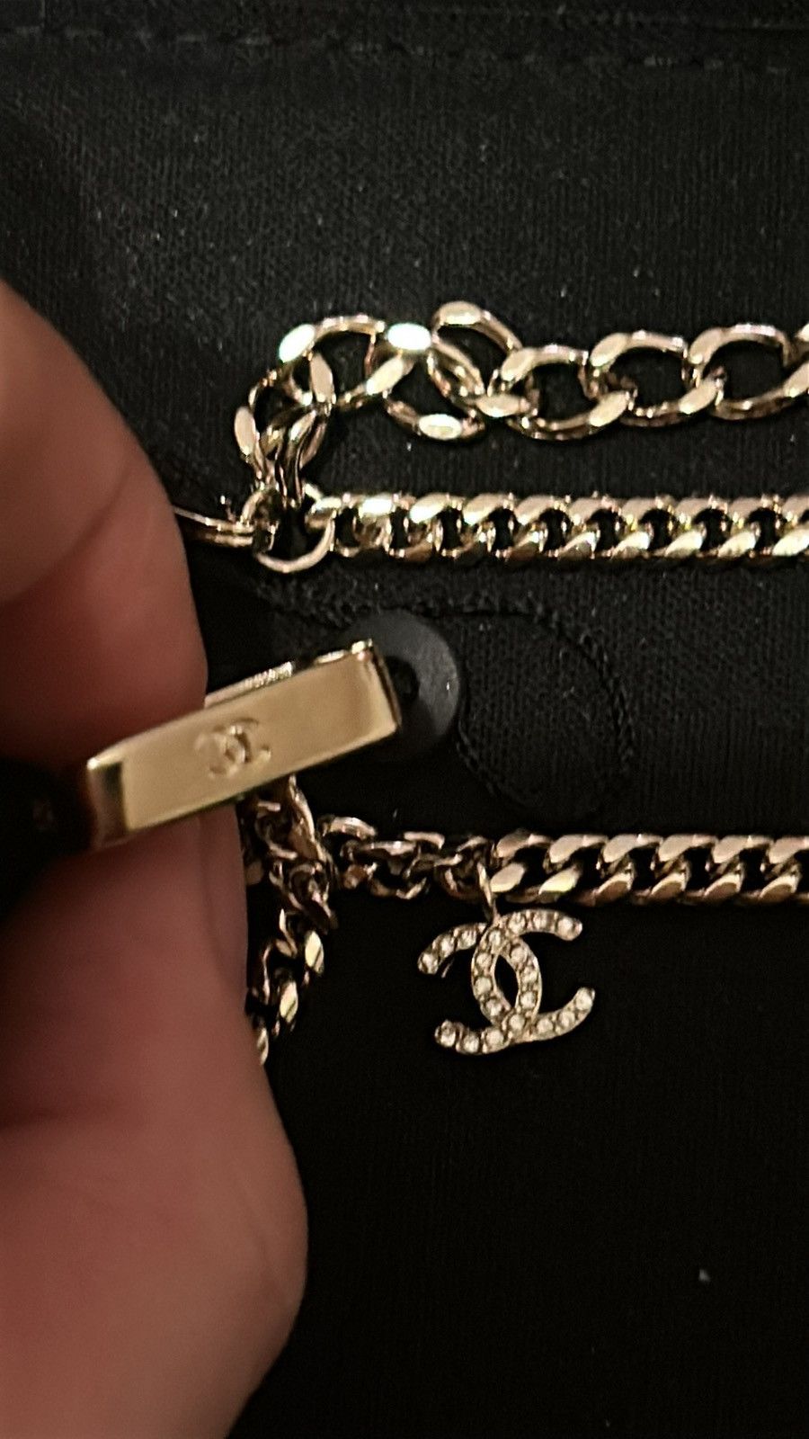 Chanel Chanel Crystal Purse with Red Cap Bottle Necklace Size ONE SIZE - 14 Thumbnail