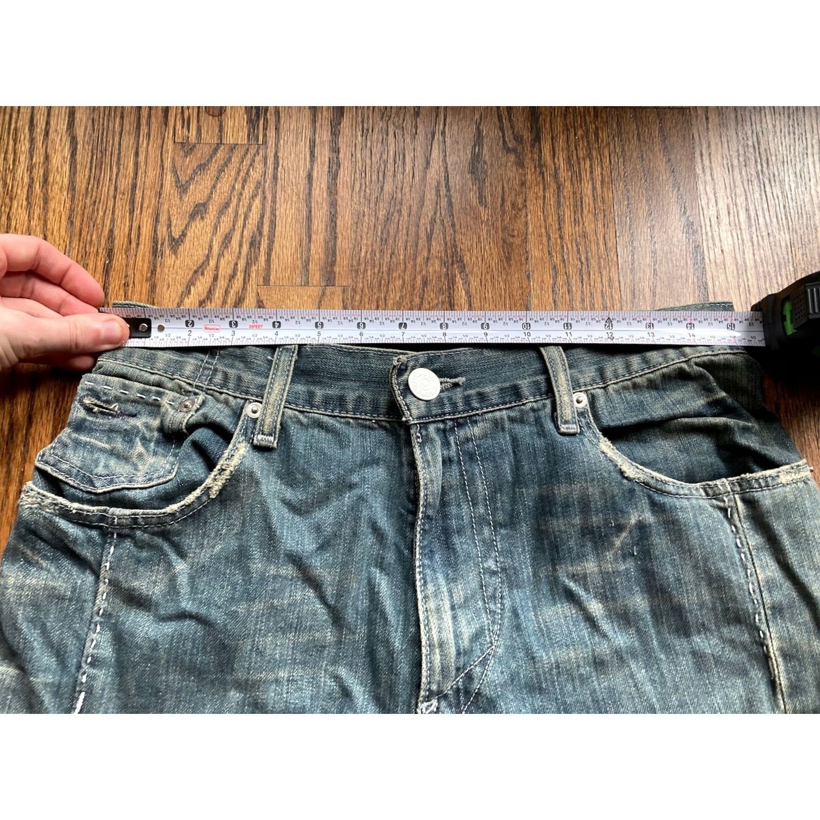 Levi's VINTAGE Levi's Jeans Mens 30x30 BLUE Straight 5-Pocket Denim Cotton 30 in Inseam Mens Size US 30 / EU 46 - 7 Thumbnail