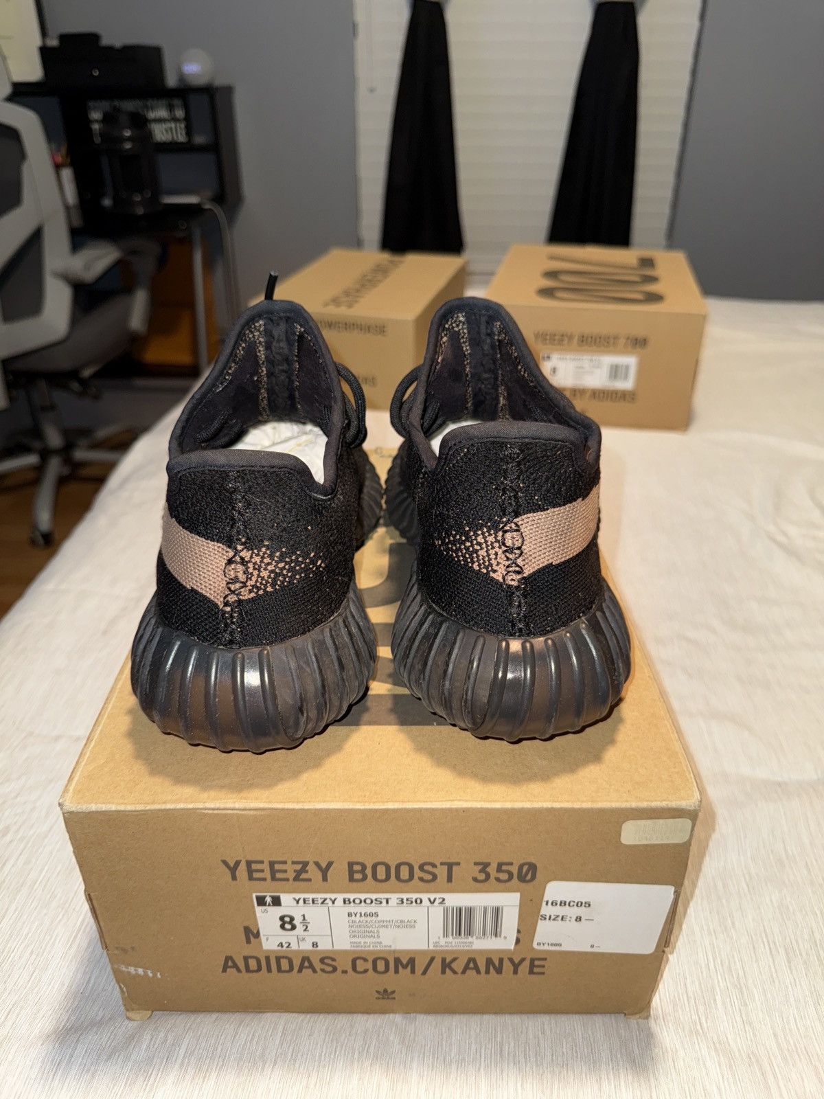 Adidas Yeezy Boost 350 V2 “Copper” Size US 8.5 / EU 41-42 - 5 Thumbnail