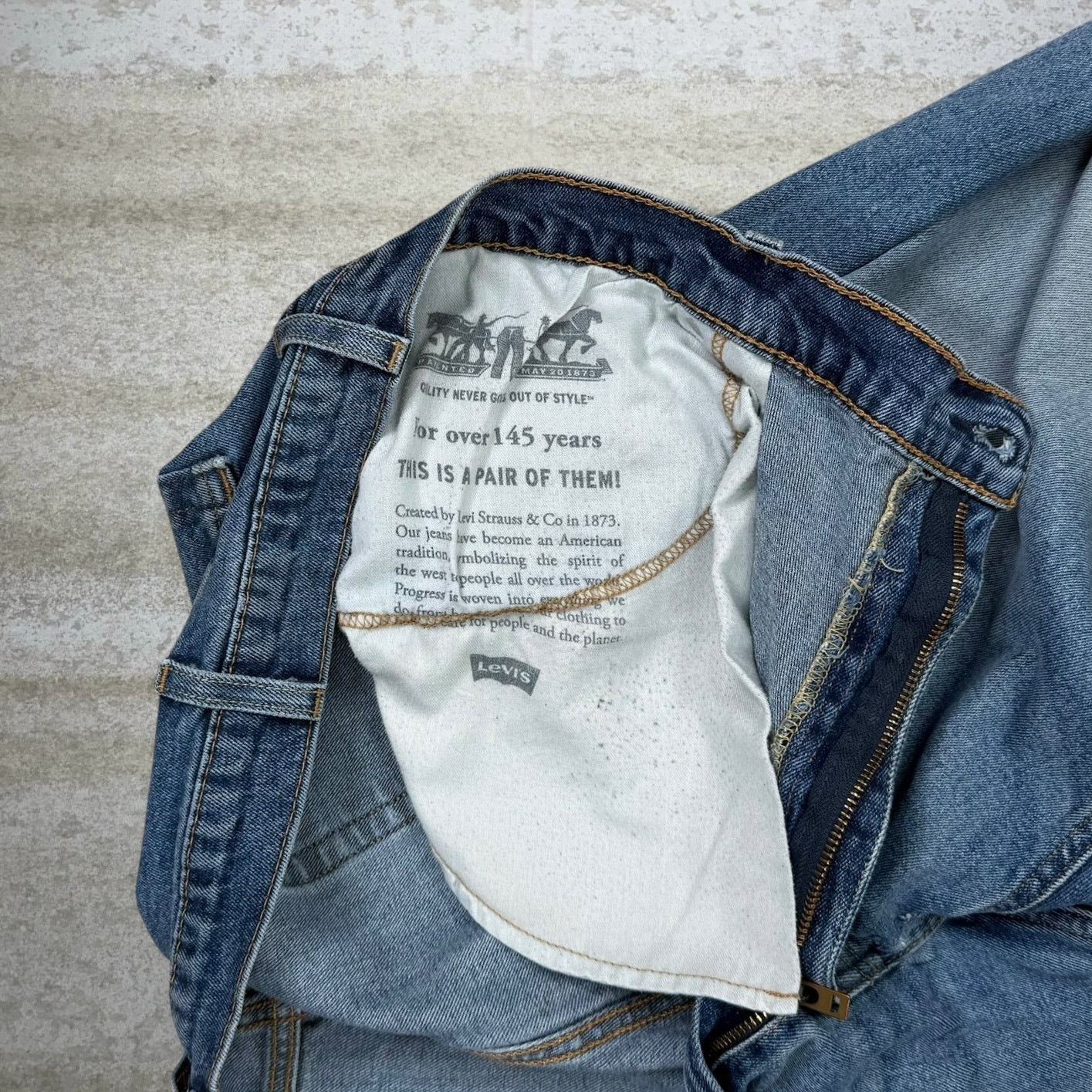 Levi's Vintage Y2K Levis Jeans 541 44x32 Athletic Taper Light Wash Size US 44 / EU 60 - 7 Thumbnail