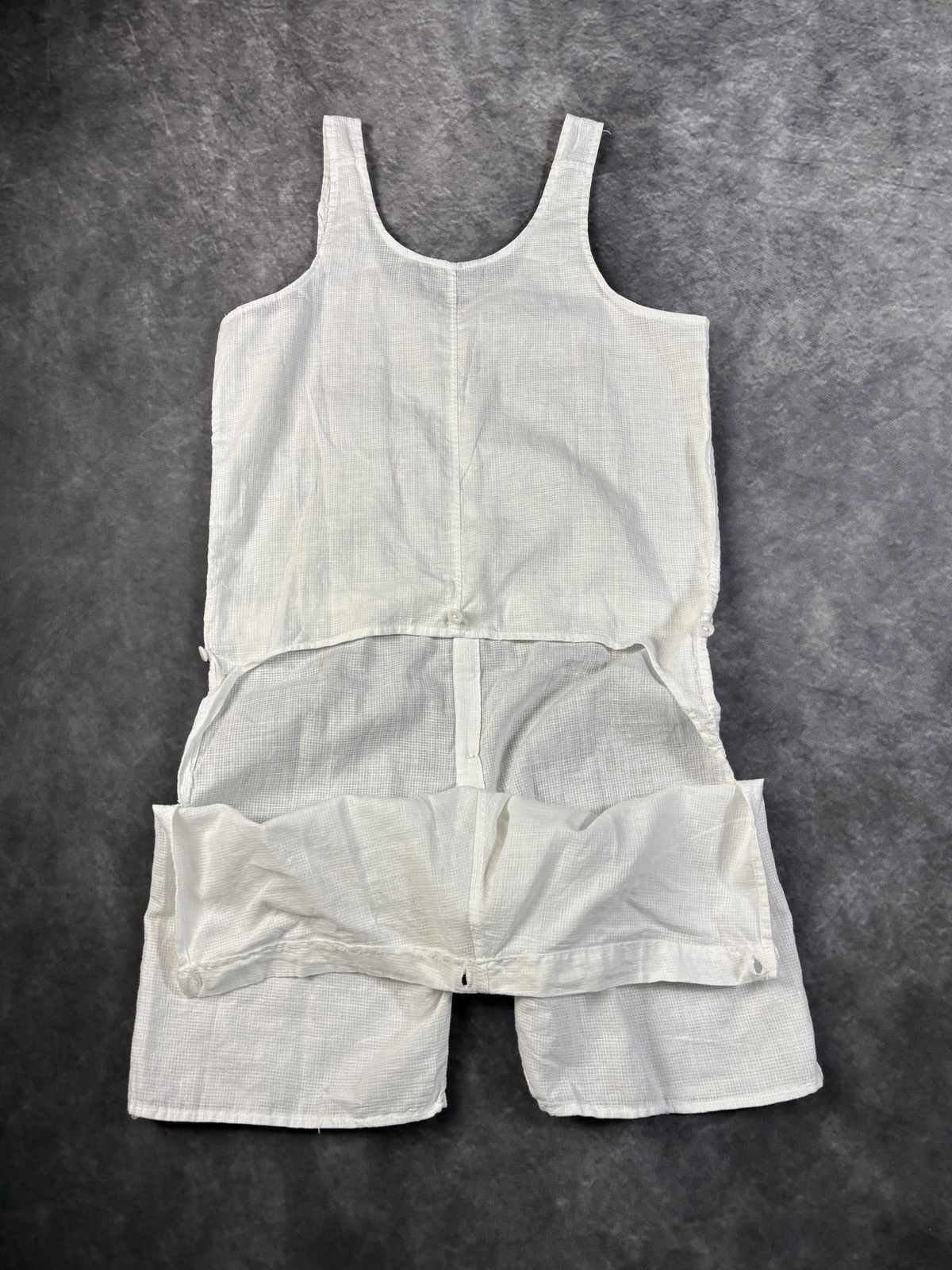 Vintage Antique Unionsuit 1900s Onepiece Underwear Workwear True Vin Size XS / US 0-2 / IT 36-38 - 4 Thumbnail
