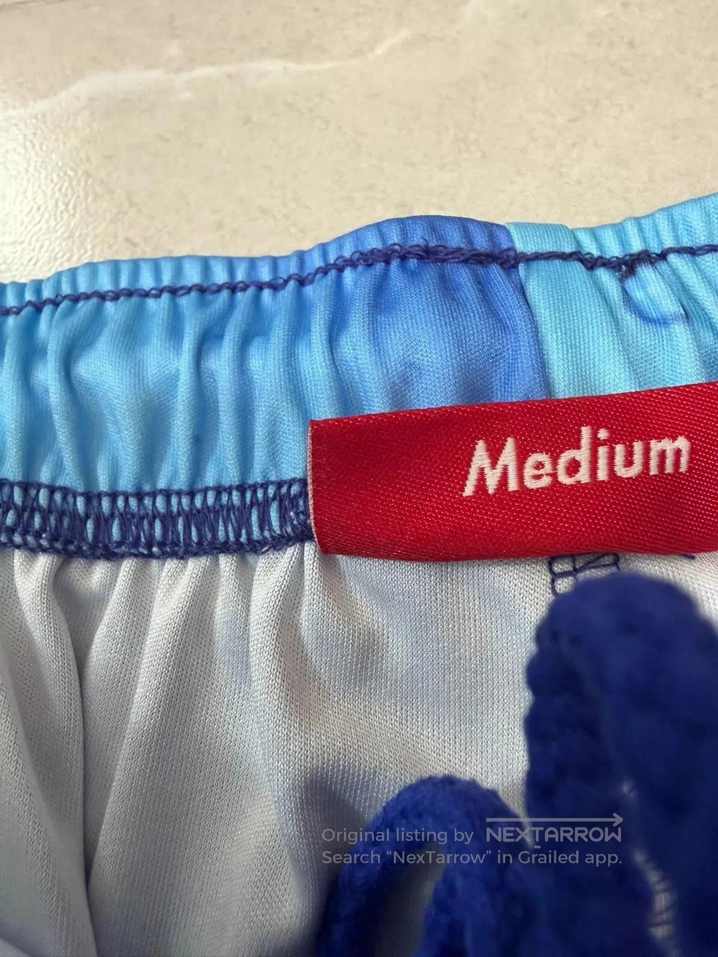 Supreme Blue Floral Graphic Athletic Shorts. Size US 32 / EU 48 - 3 Thumbnail