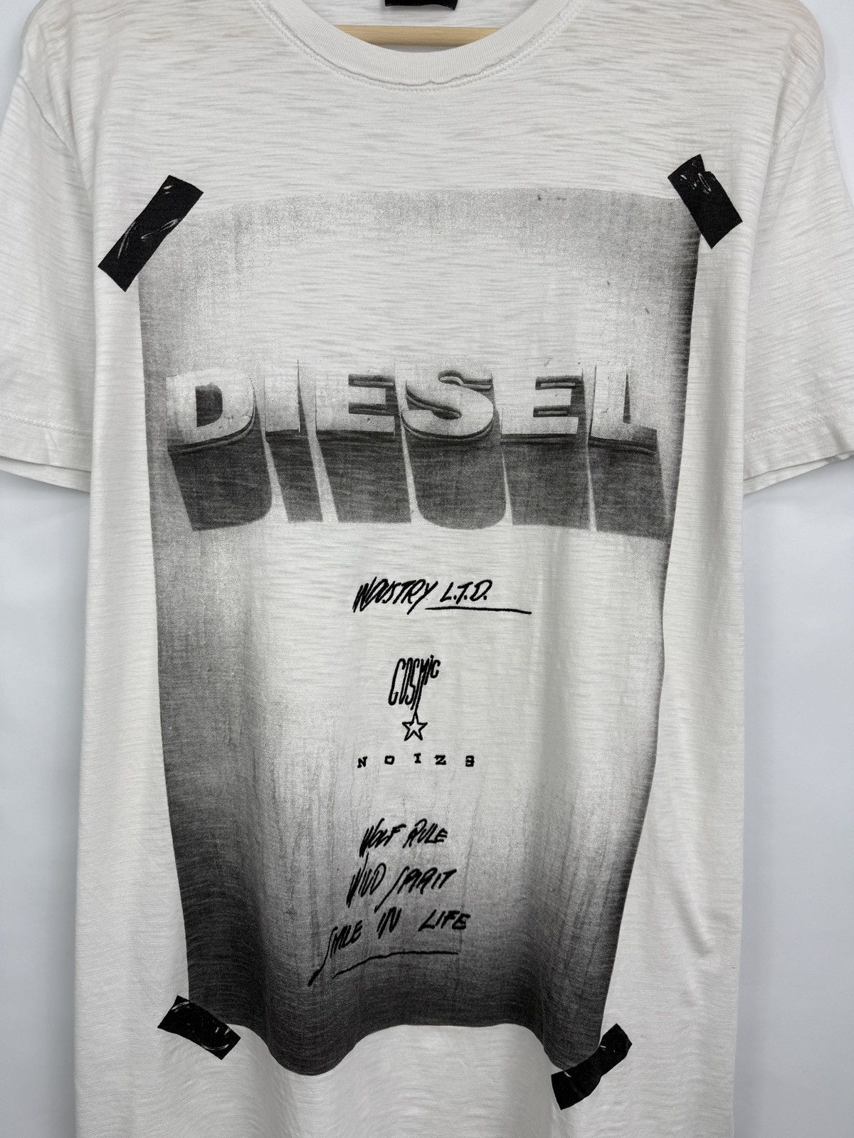 Diesel × Japanese Brand 🇺🇸 Vintage Diesel Diego HN Y2K T-Shirt Rare Retro Hype Size US XL / EU 56 / 4 - 5 Thumbnail