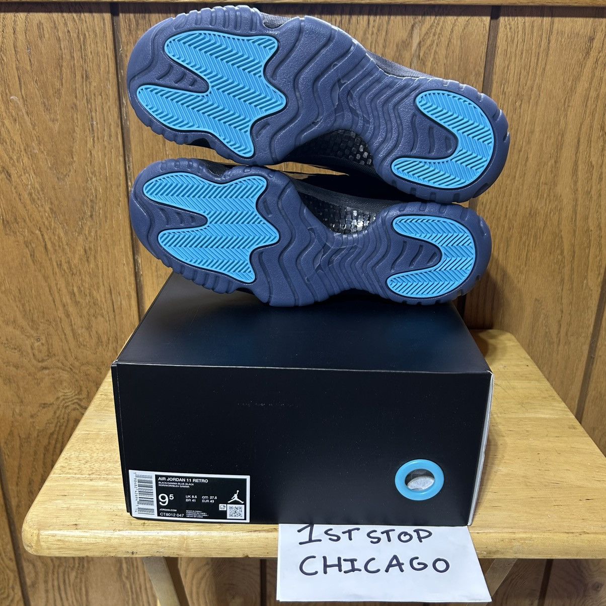 Jordan Brand Nike Air Jordan 11 Retro Gamma Blue 2025 CT8012-047 9.5 NEW Size US 9.5 / EU 42-43 - 7 Thumbnail