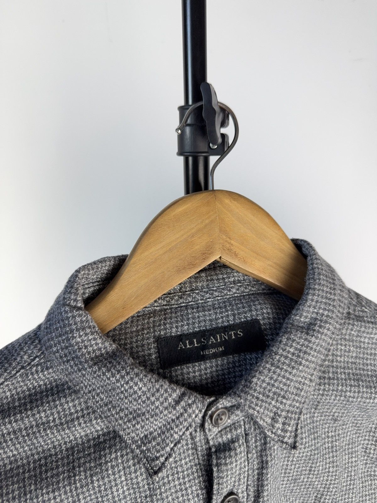 Allsaints Luxury Designer AllSaints plaid pattern flannel shirt Size US M / EU 48-50 / 2 - 3 Thumbnail