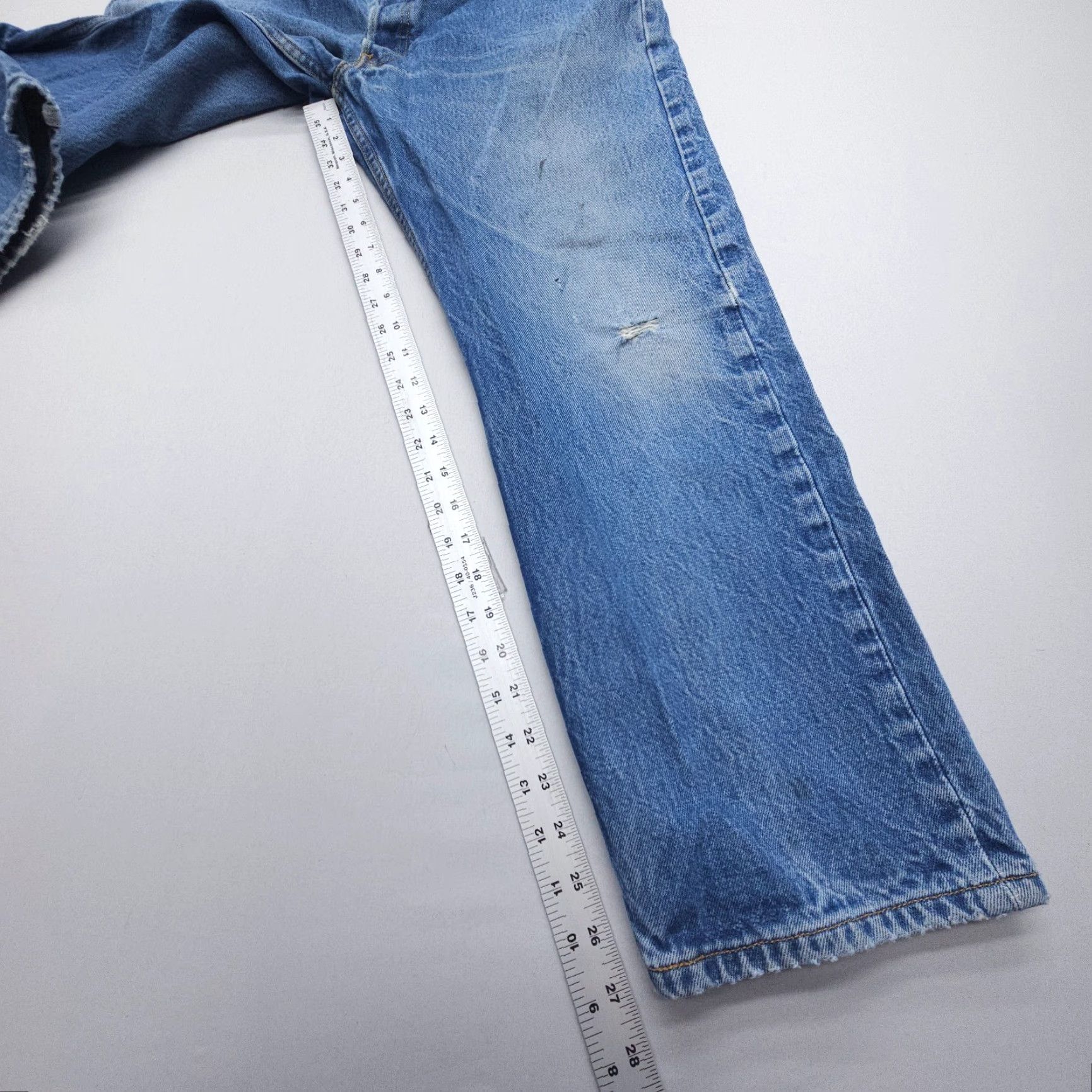 Levi's VINTAGE Levi's 501 Jeans Mens 36 x 30 Button Fly Straight Denim Blue 90s Classic American Size US 36 / EU 52 - 5 Thumbnail