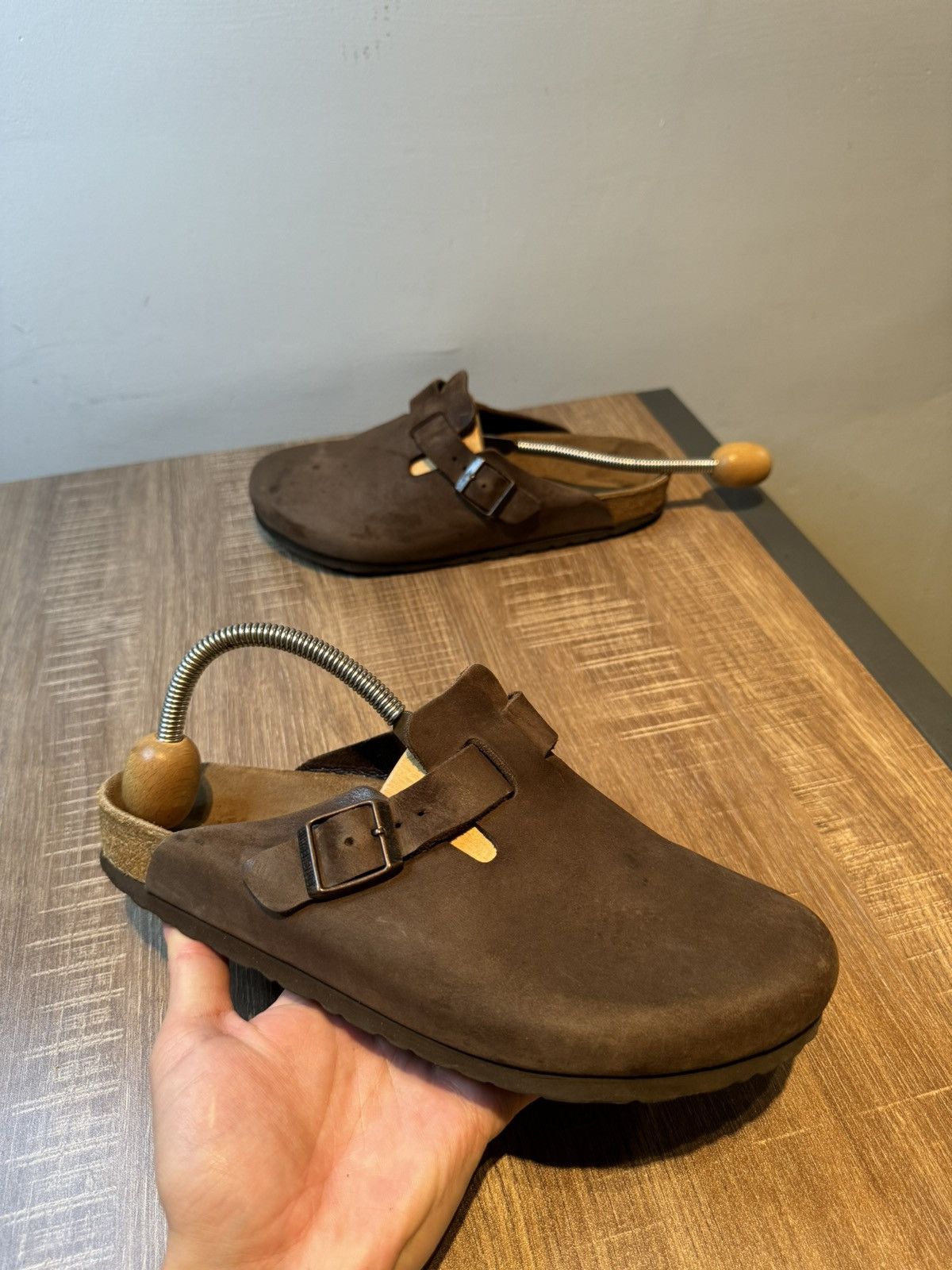Birkenstock BIRKENSTOCK - BOSTON Oiled Leather Sandal Habana US W9, M7 Size US 9 / IT 39 - 1 Thumbnail