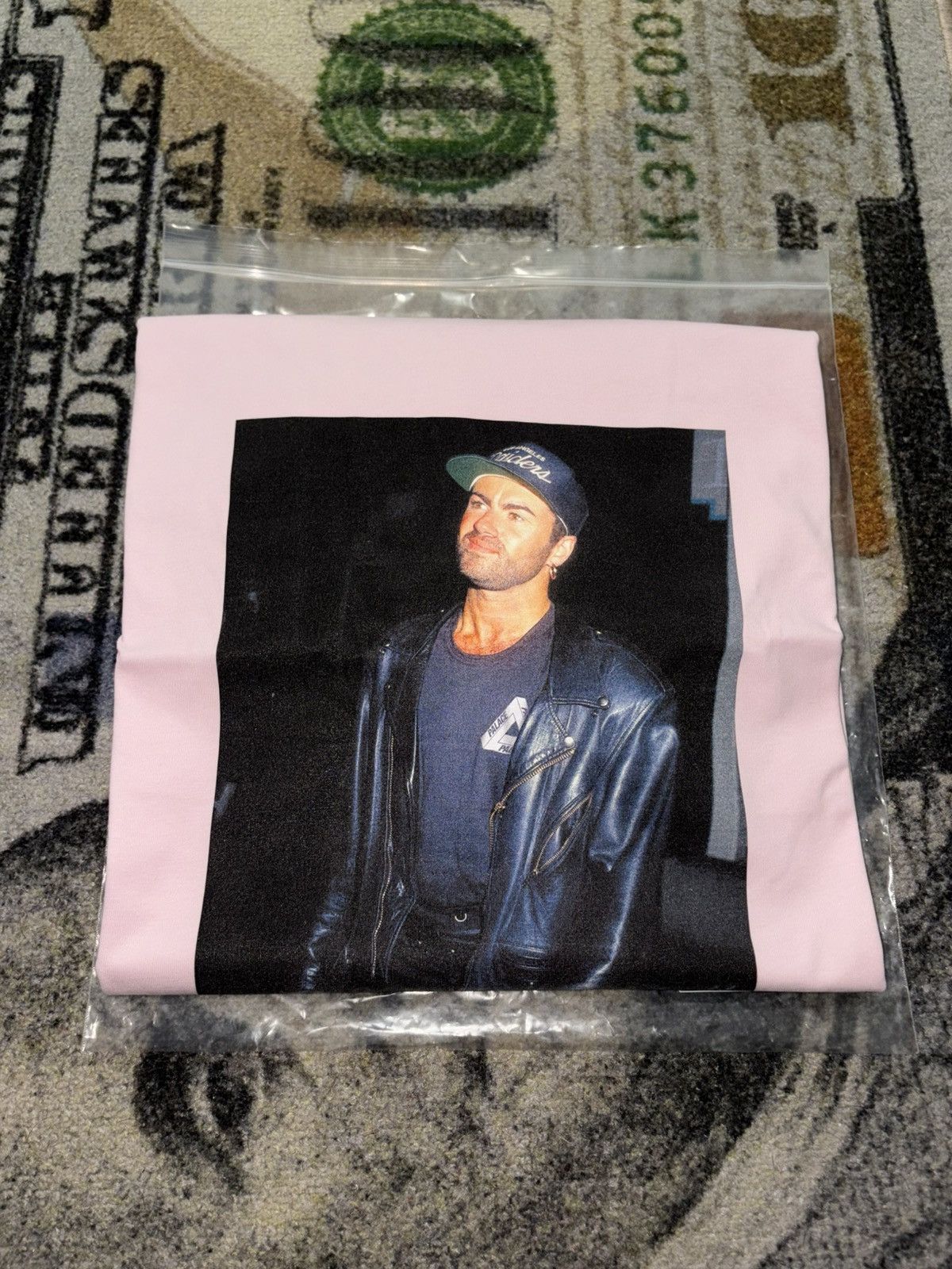 Palace Palace George Michael T-Shirt Pink Size US L / EU 52-54 / 3 - 1 Thumbnail