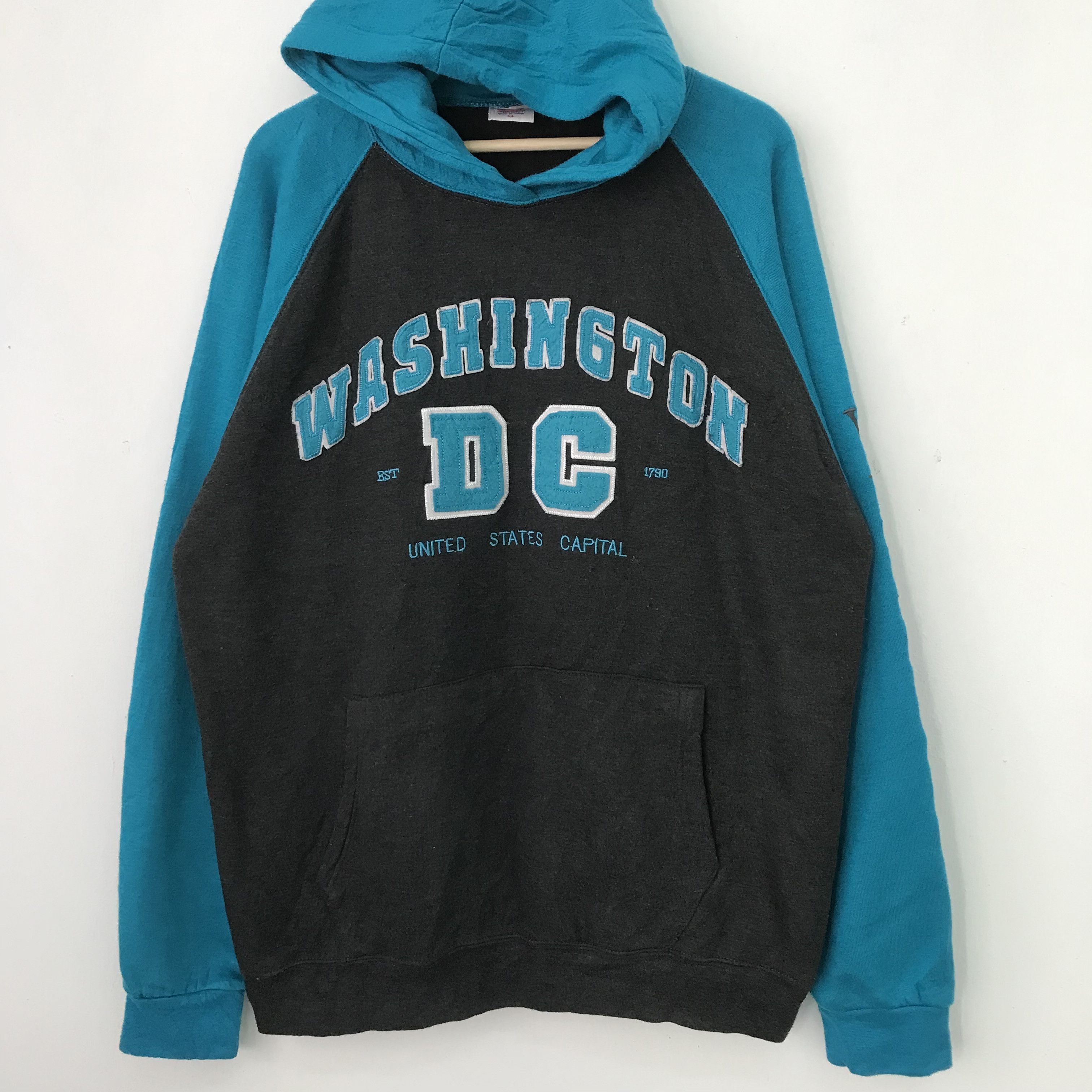 Vintage Vintage Washington DC Blue Gray Sweater - 432 Size US XL / EU 56 / 4 - 3 Thumbnail