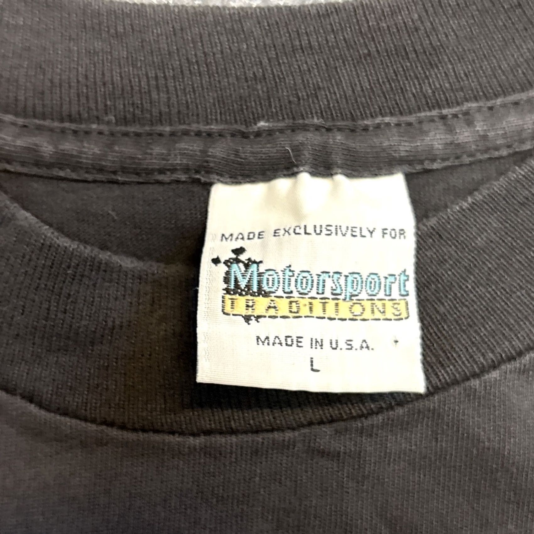 NASCAR VINTAGE Motorsport Traditions Mark Martin NASCAR T Shirt 1995 Single Stitch MEN L Black Shirts Mens Size US L / EU 52-54 / 3 - 3 Thumbnail
