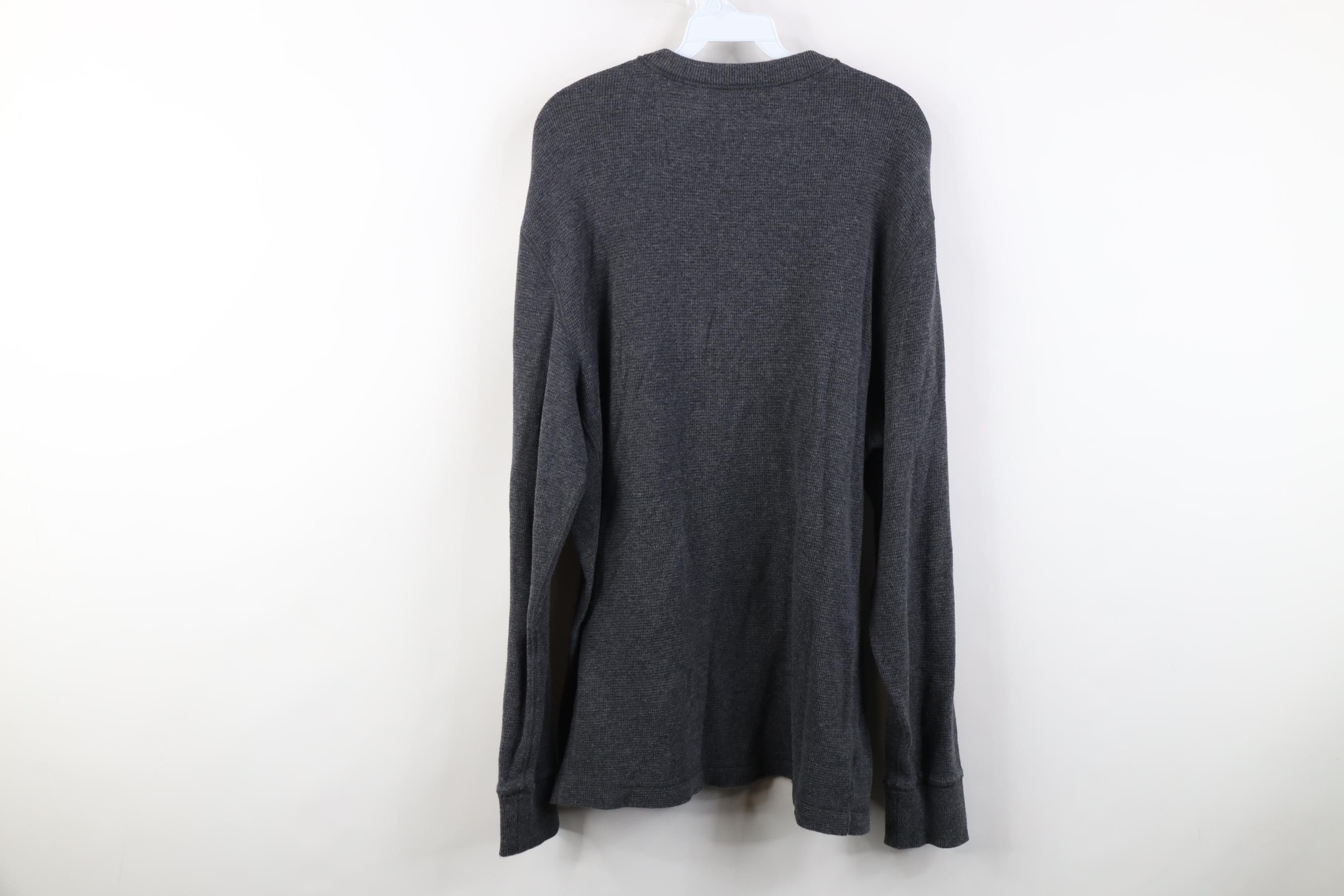Eddie Bauer Vintage Eddie Bauer Waffle Knit Long Sleeve Henley T-Shirt Size US L / EU 52-54 / 3 - 9 Thumbnail