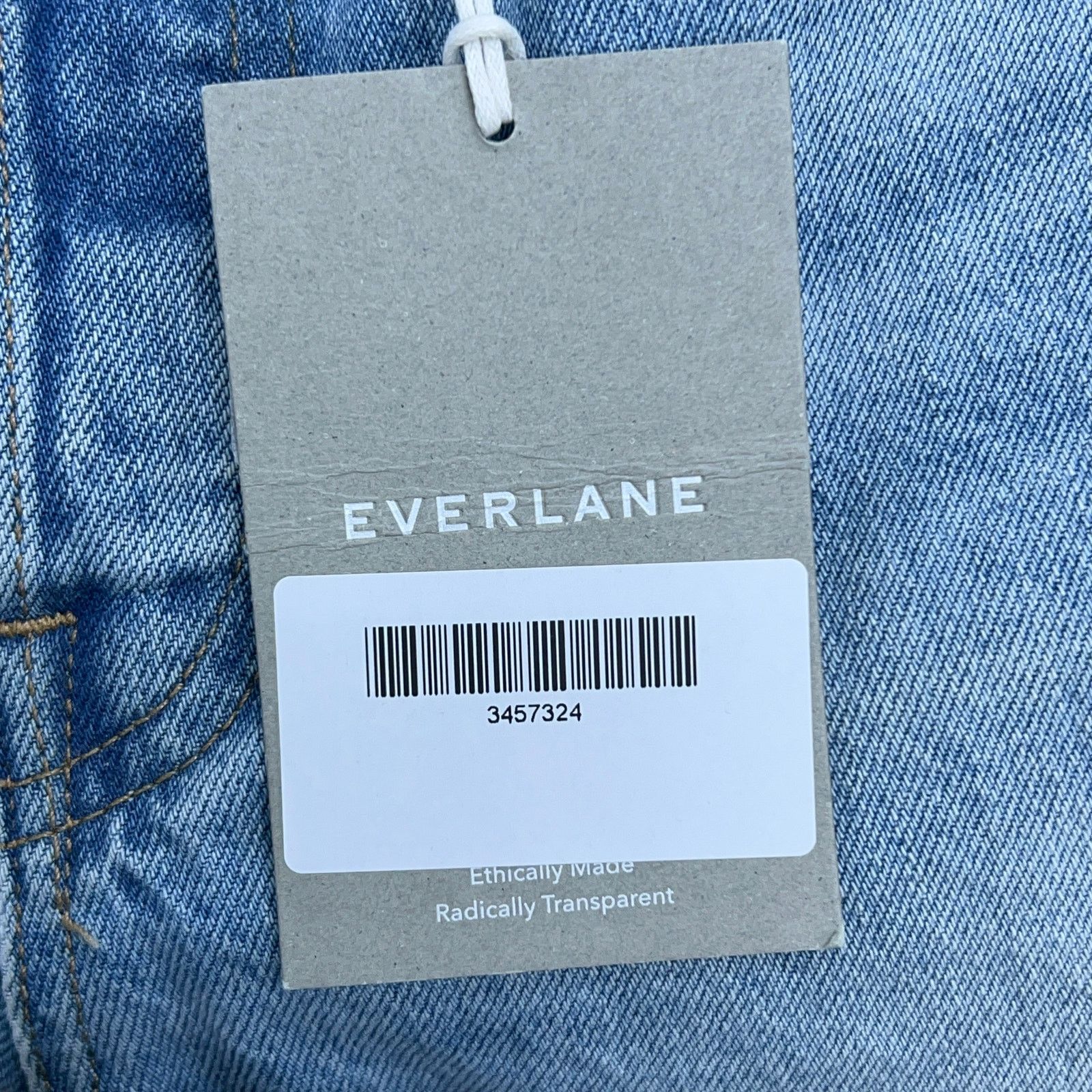 Everlane Everlane Size 24 The 90s Cheeky Jean Light Taper Stretch NEW Size 24" / US 00 / IT 34 - 10 Thumbnail