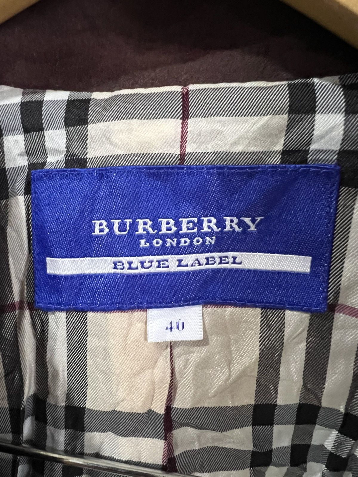 🔥Burberry London Blue Label Zipper Jacket