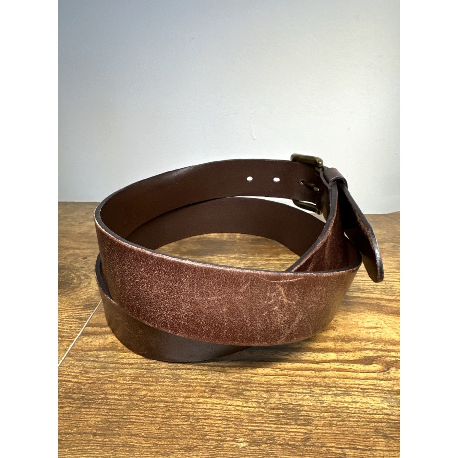 Carhartt Carhartt Belt Work Brown 1.5” Leather Mens Size 42 Size 42 - 5 Thumbnail