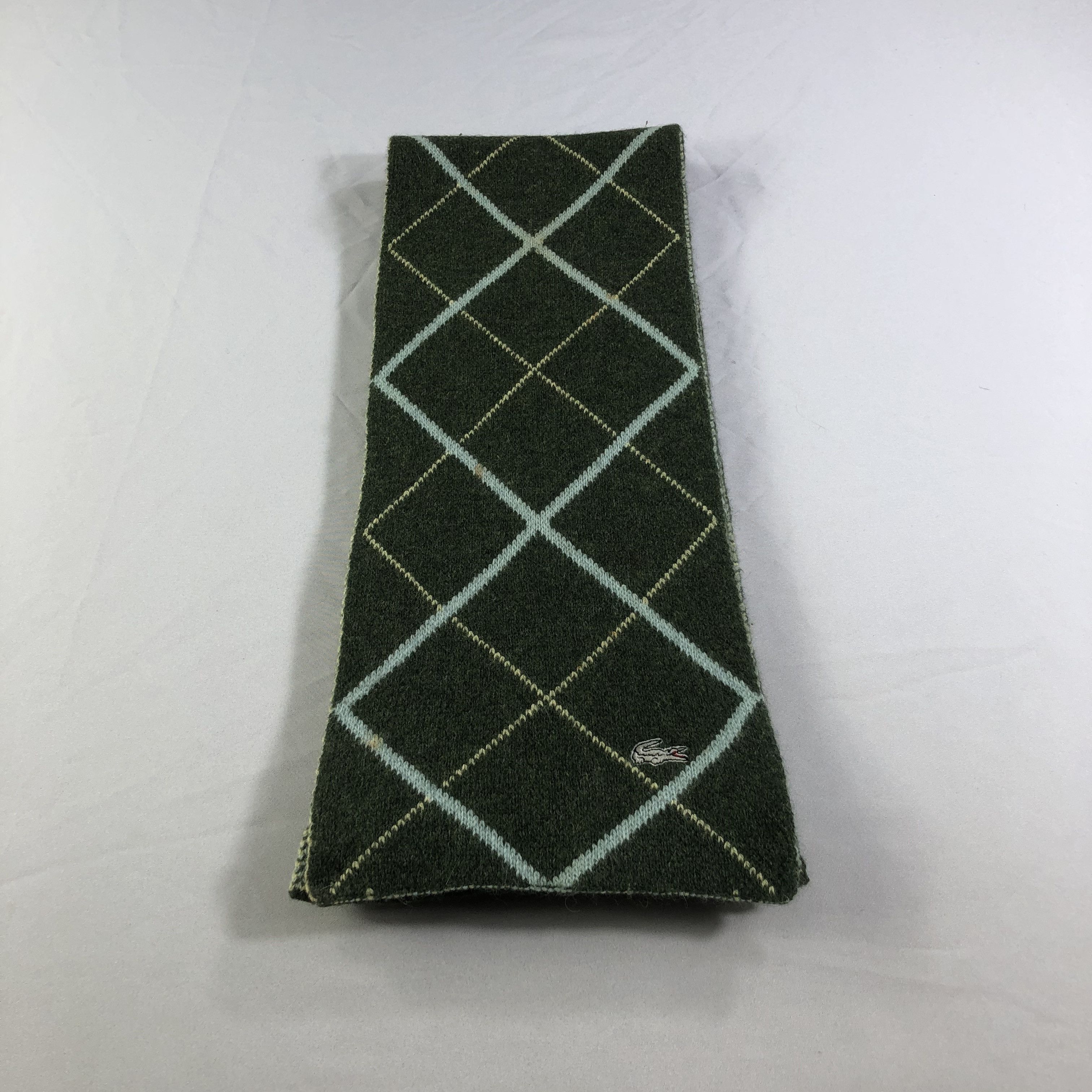 Lacoste Lacoste Wool Scarf Muffler V1488 Size ONE SIZE - 2 Thumbnail
