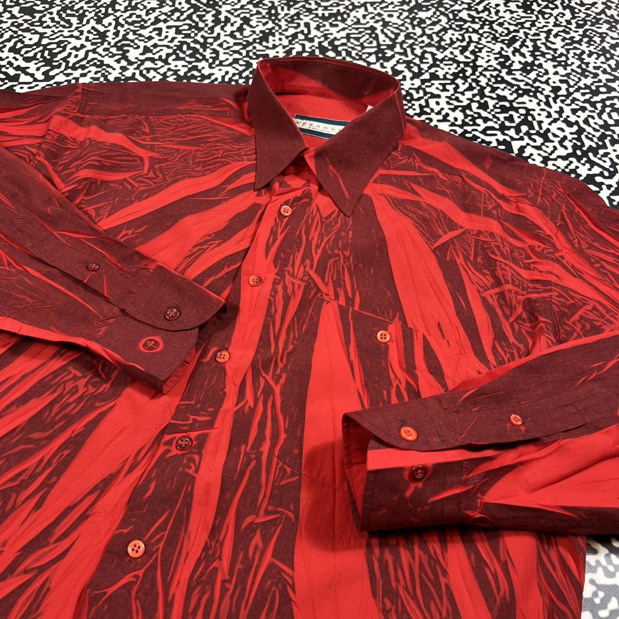 Japanese Brand Vintage Y2K Japanese Abstract Issey Miyake Style Retro Shirt Size US L / EU 52-54 / 3 - 7 Thumbnail
