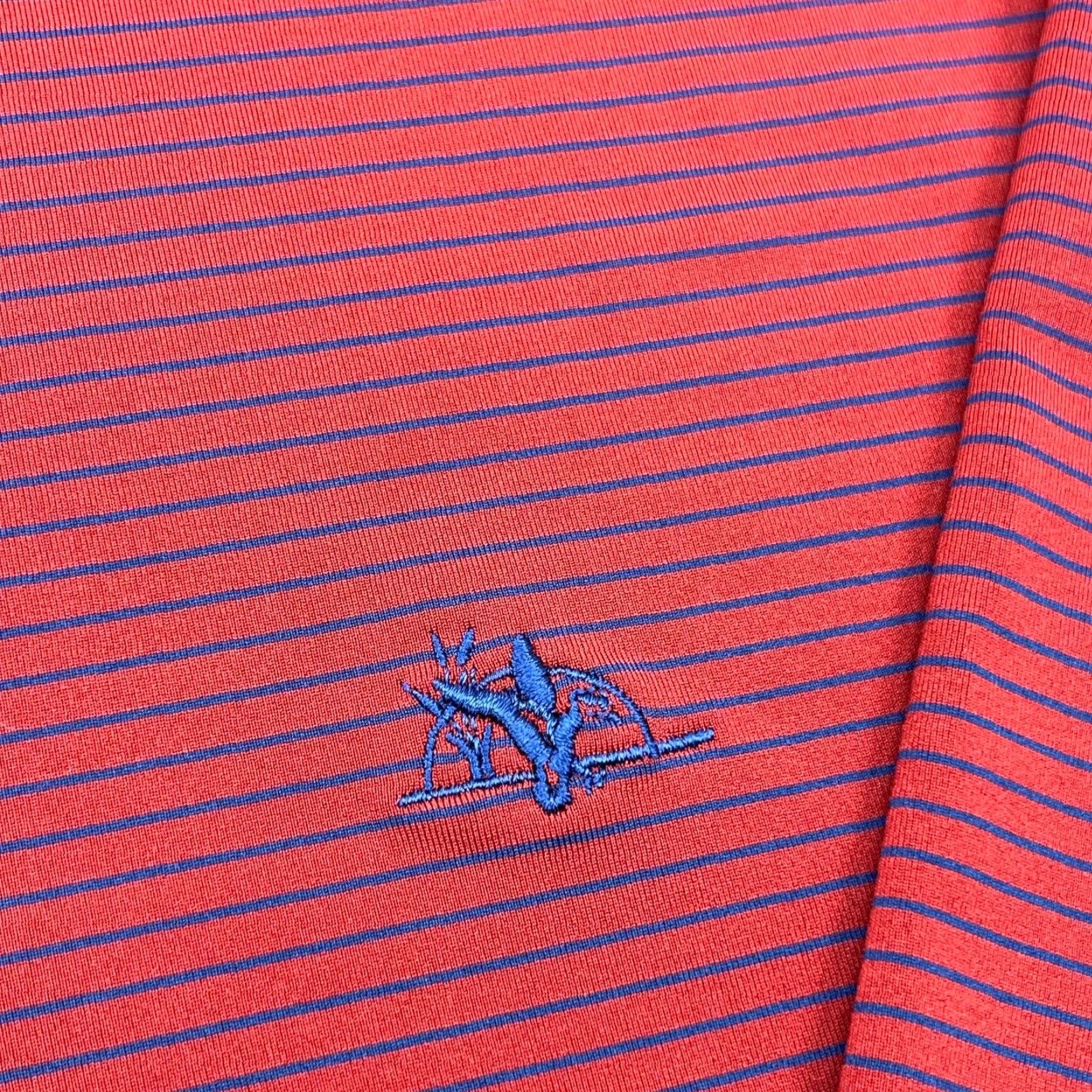 Vintage Turtleson Polo Shirt Men L Red Striped Performance Quick Dry Golf Club Shirt Polo Men's Red Striped Quick Dry Performance Golf Club Size US L / EU 52-54 / 3 - 5 Thumbnail