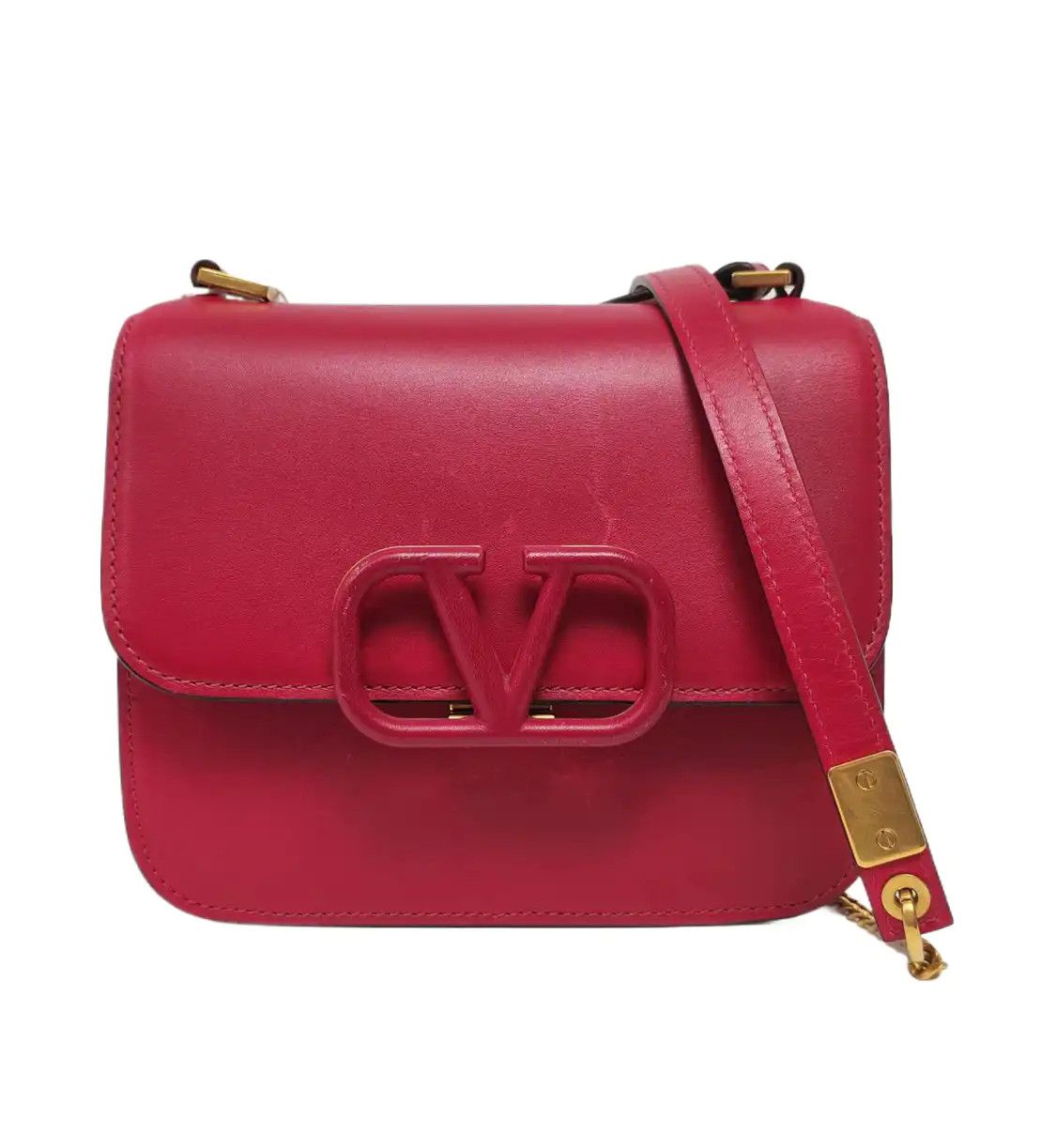 Valentino VALENTINO Vsling Small rose redcowhide leather shoulder bag crossbody bag gold h Size ONE SIZE - 1 Thumbnail