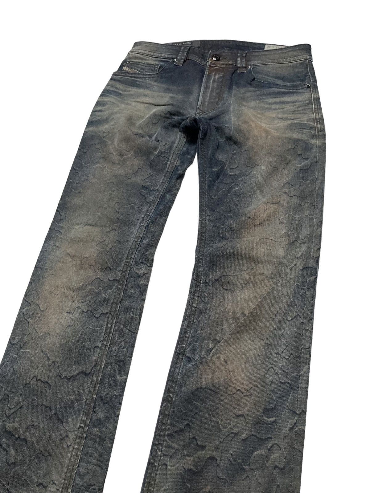 Diesel × Japanese Brand Vintage y2k Diesel Jeans Distressed Denim Faded Washed Size US 28 / EU 44 - 5 Thumbnail