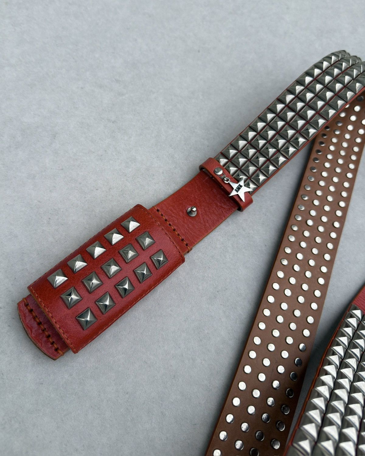 Andrew Mackenzie AW2008 Andrew Mackenzie Studded Punk Leather Belt Size ONE SIZE - 6 Thumbnail