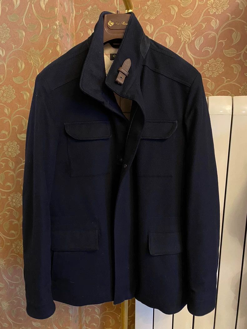 Loro Piana LORO PIANA Sheep and velvet traveler TRAVELLER trench coat Size US M / EU 48-50 / 2 - 1 Thumbnail
