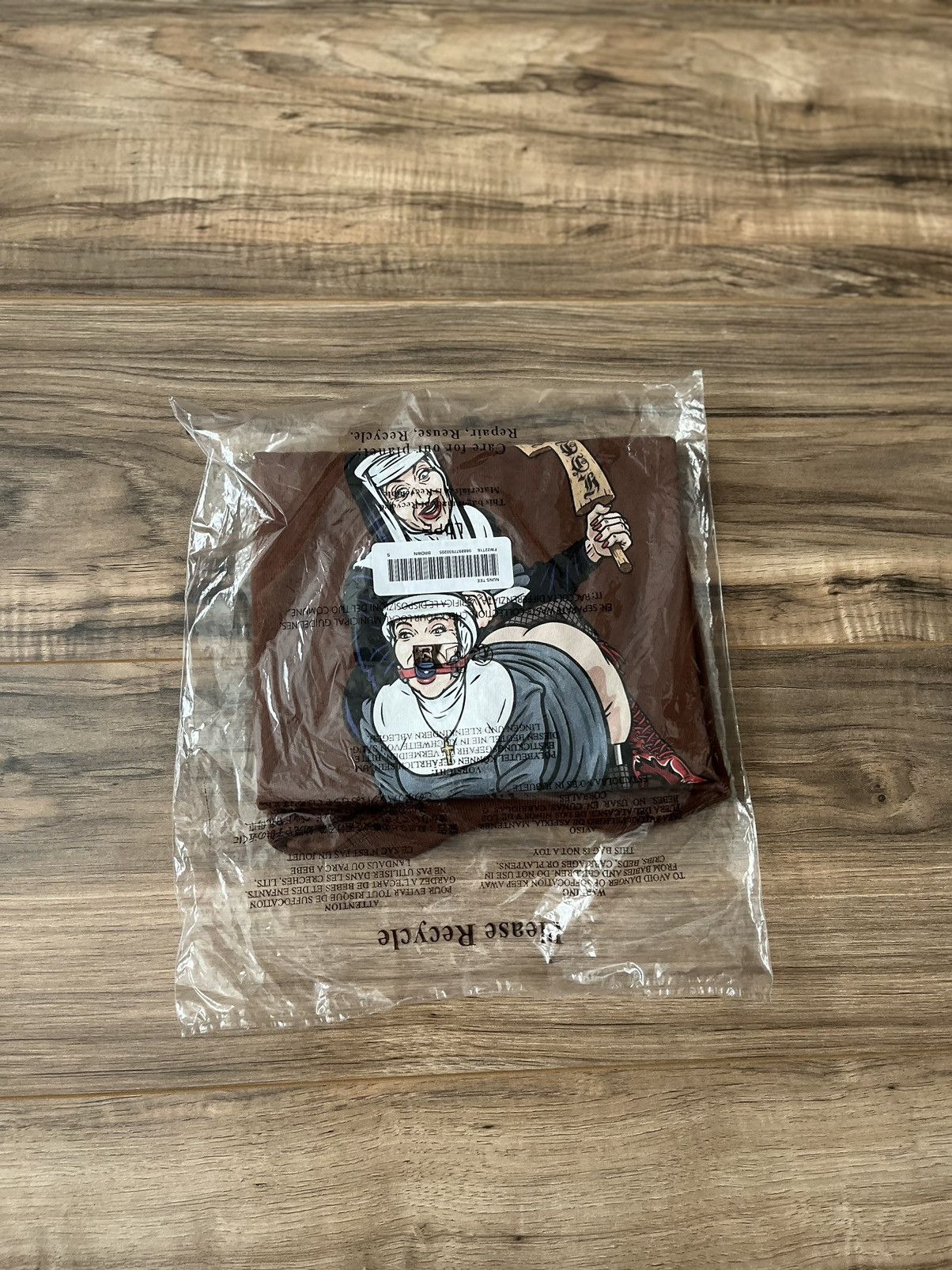 image of Supreme Nuns Tee in Brown, Men's (Size Small)