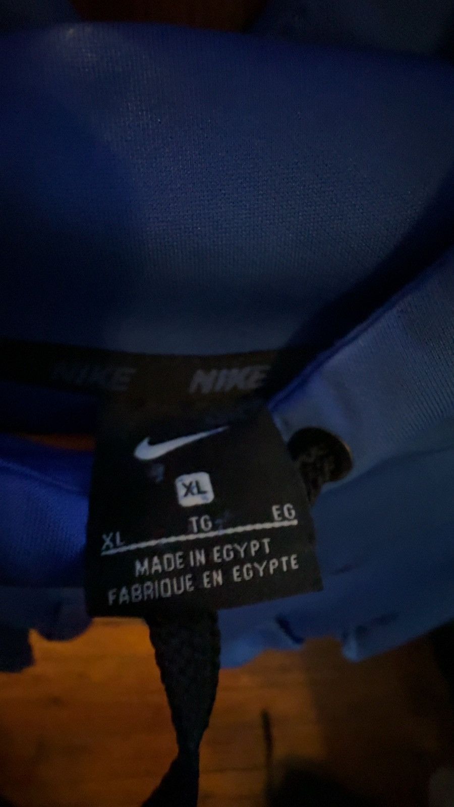 Nike blue nike hoodie Size US XL / EU 56 / 4 - 3 Thumbnail