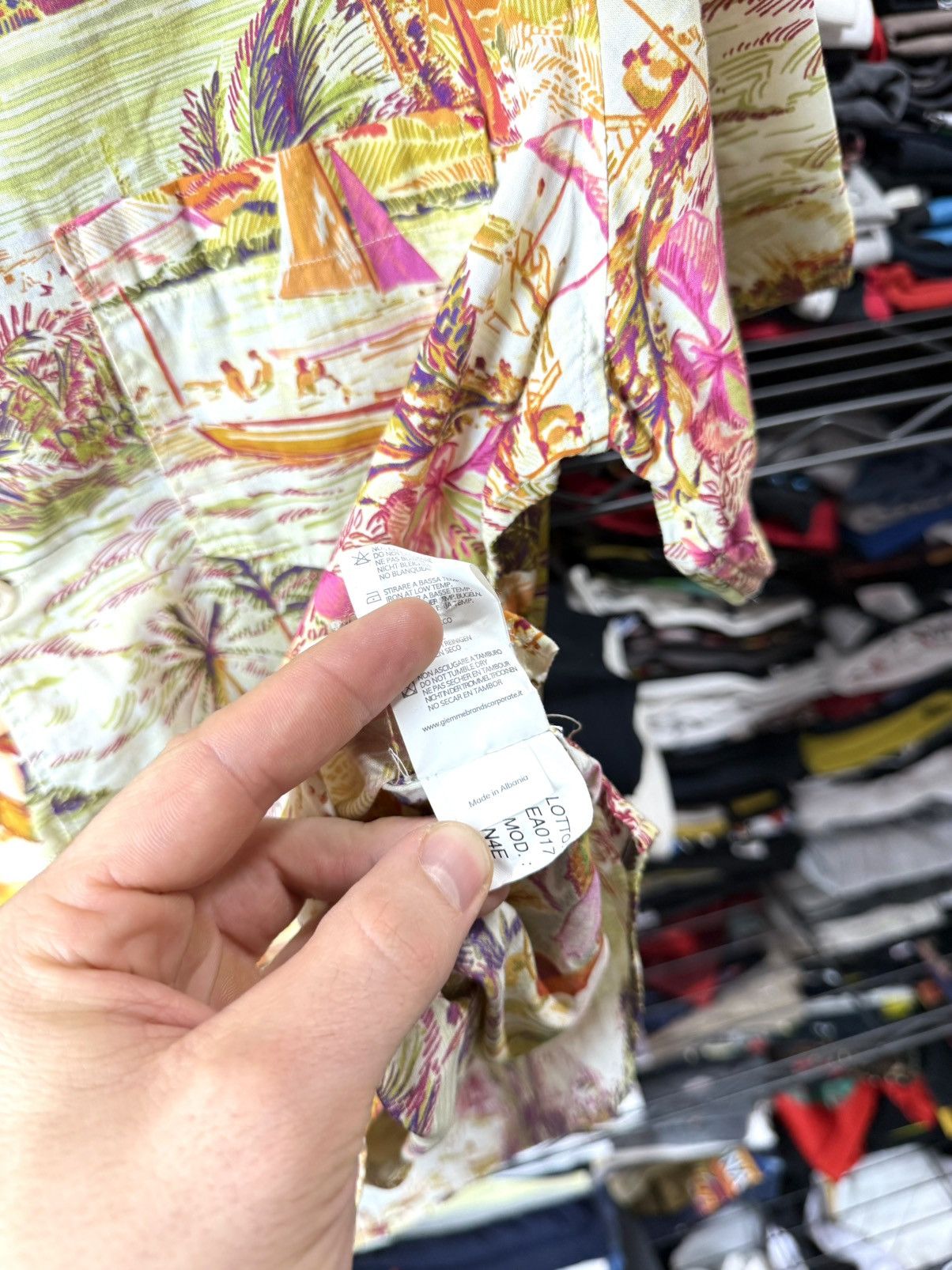 Tintoria Mattei Tintoria Mattei 954 Colourful Hawaiian Shirt Size US S / EU 44-46 / 1 - 7 Thumbnail