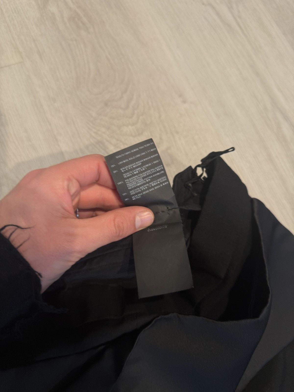 Balenciaga s/s 2014 wool silk front waist pants!! Size US 30 / EU 46 - 8 Thumbnail