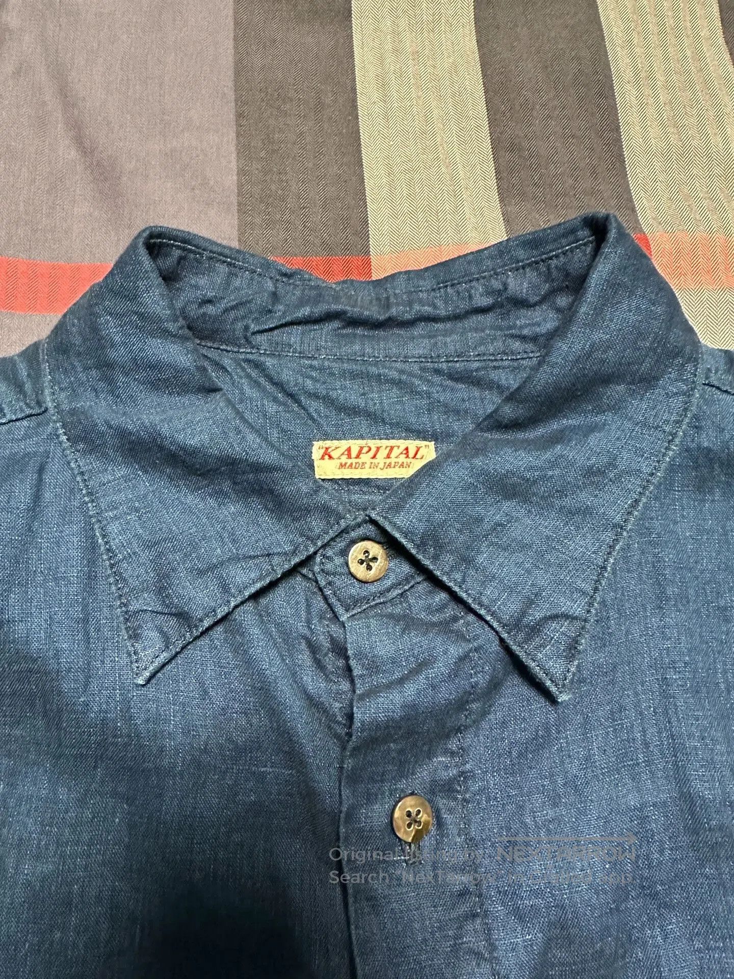 Kapital Kapital Men's Blue Dye Shirt. Size US M / EU 48-50 / 2 - 2 Thumbnail