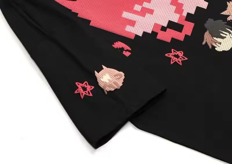 Japanese Brand Streetwear Cartoon Anime Devil Heart Gothic Print T Shirt Size US XL / EU 56 / 4 - 3 Thumbnail