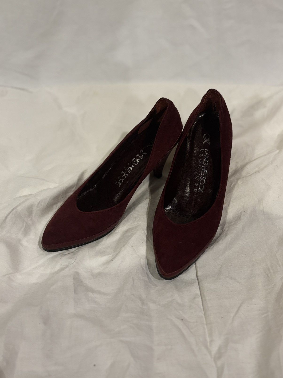 Other Burgundy Suede Pumps.wf494 Size US 6 / IT 36 - 1 Thumbnail