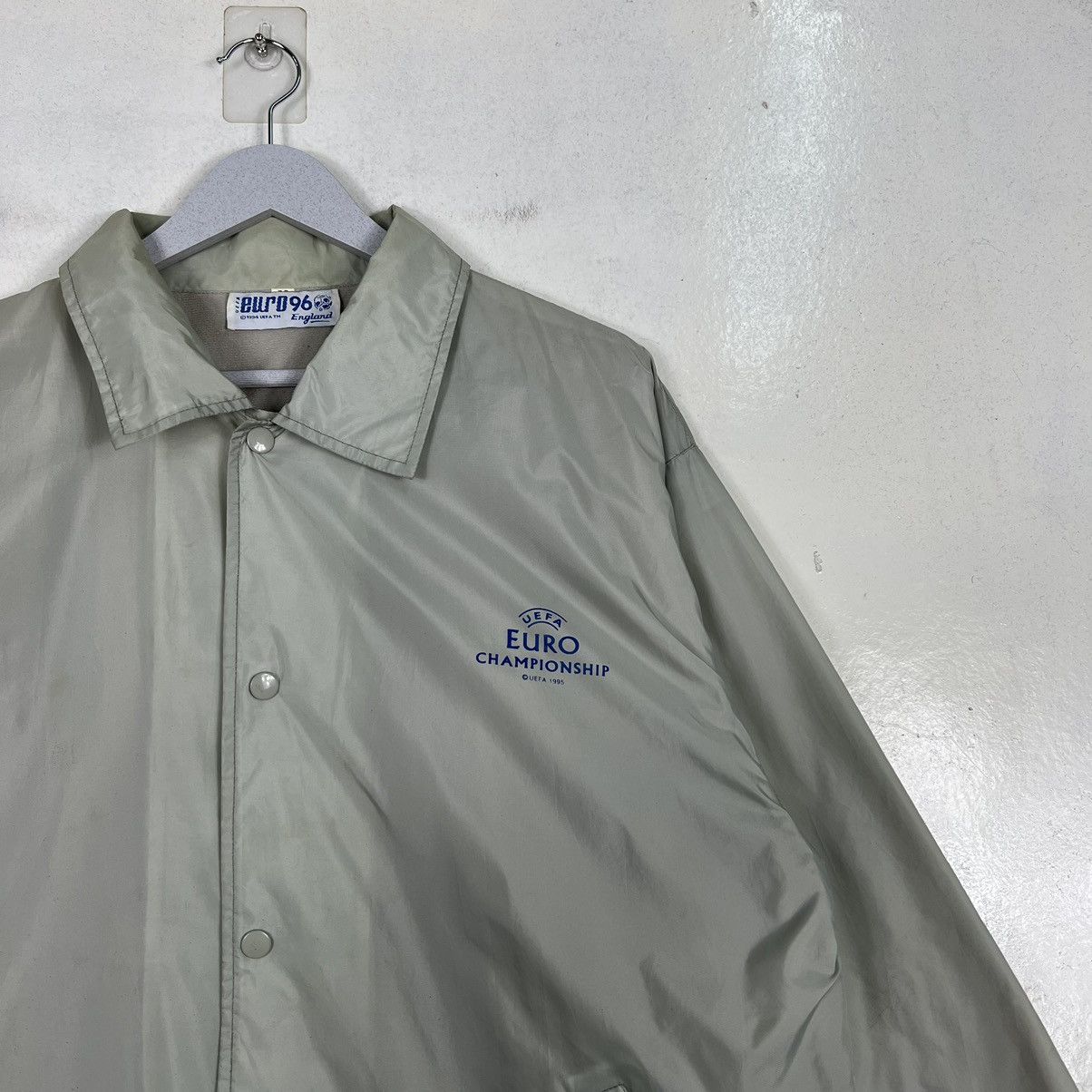 Vintage 🔥 VINTAGE 1996 UEFA EURO ENGLAND COACH JACKET Size US M / EU 48-50 / 2 - 7 Thumbnail