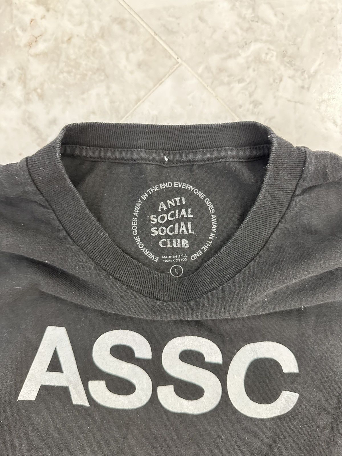 Anti Social Social Club Anti Social Social Club ASSC Logo Tee Size US L / EU 52-54 / 3 - 6 Thumbnail